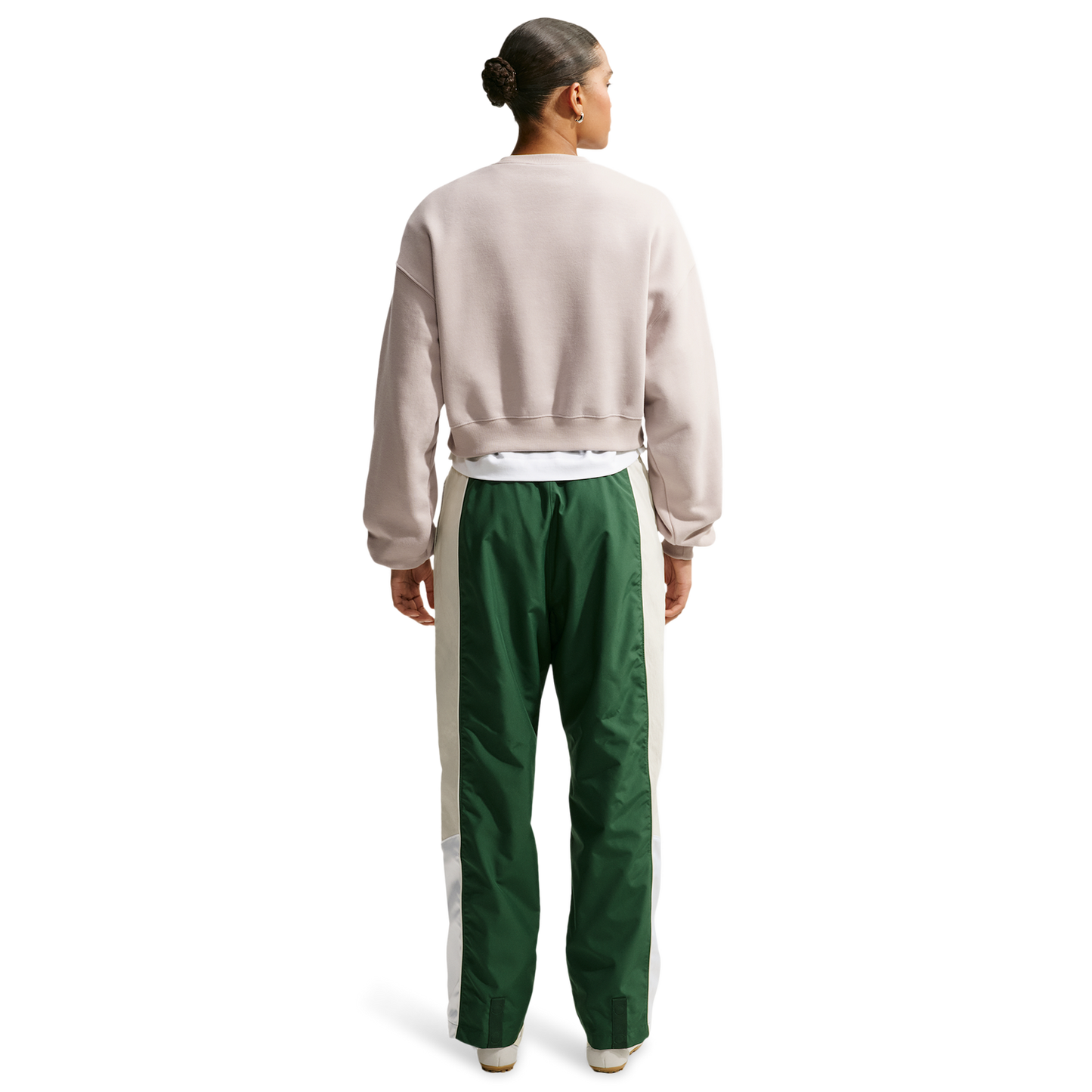 Nike Studio Fleece Mid-OS Crop Crew - Women's - Sail/Cream Ii