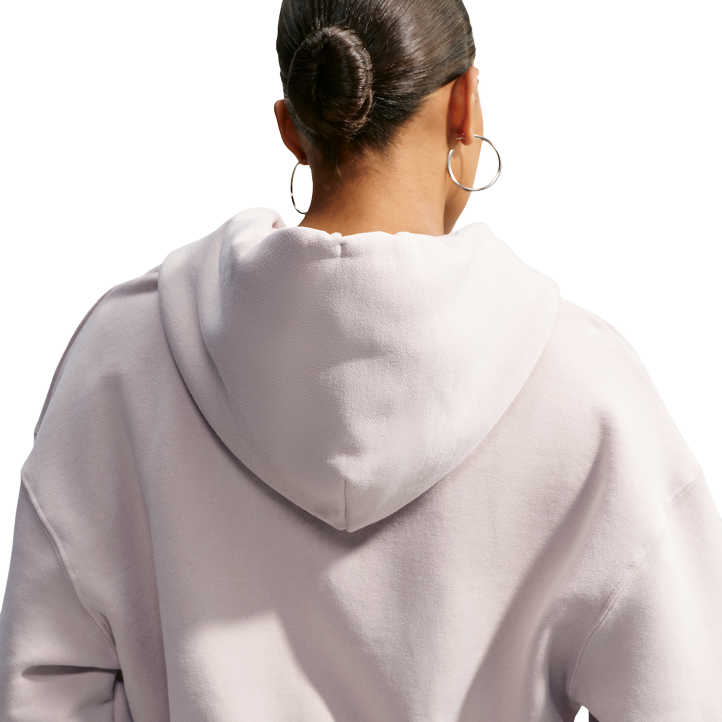 Nike Studio Fleece Mid-OS Crp FZ Hoodie - Women's - Cream Ii/Sail