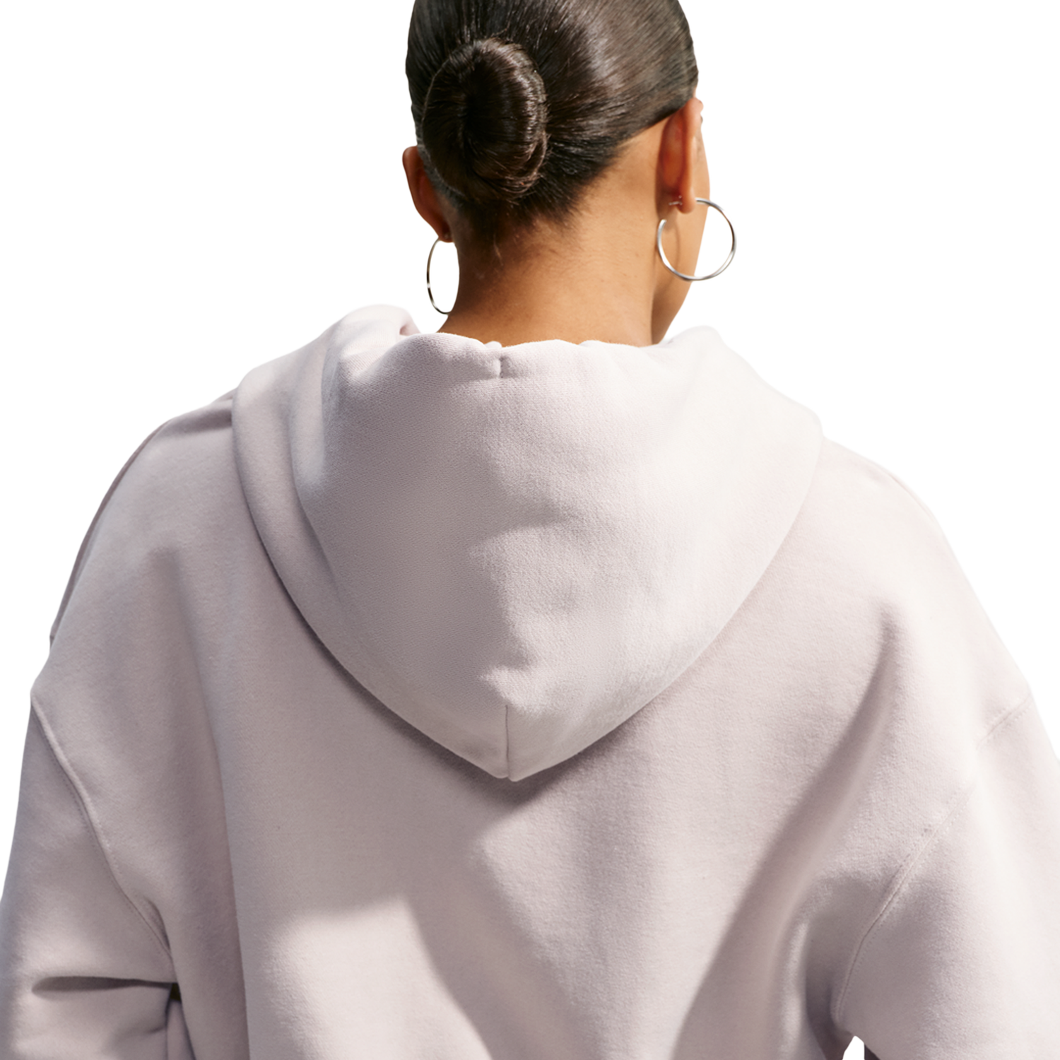 Nike Studio Fleece Mid-OS Crp FZ Hoodie - Women's - Cream Ii/Sail