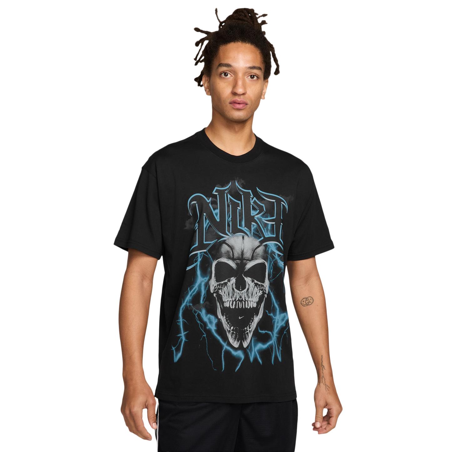 Nike M90 Summit Skull T-Shirt - Men's - Black/Black