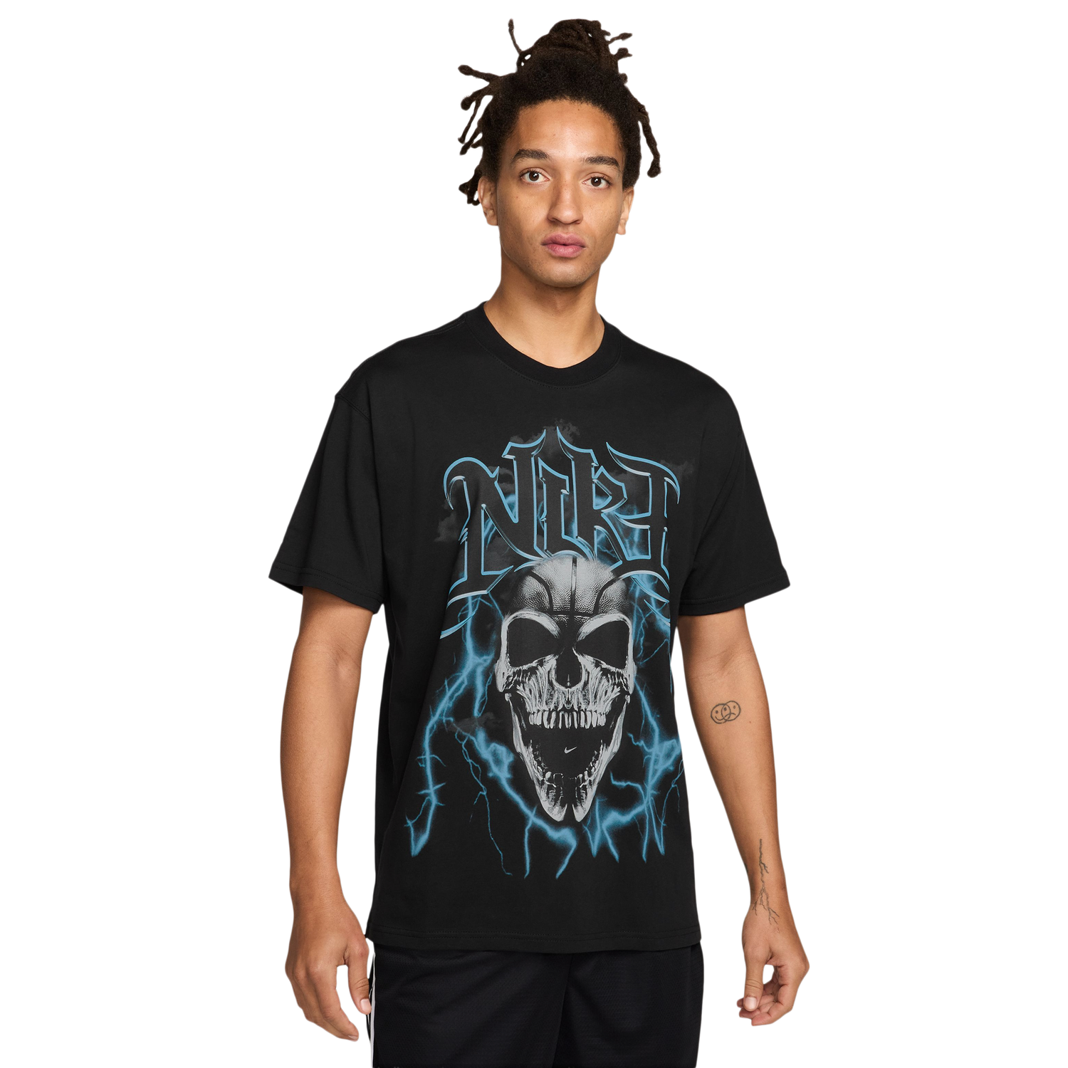 Nike M90 Summit Skull T-Shirt - Men's - Black/Black