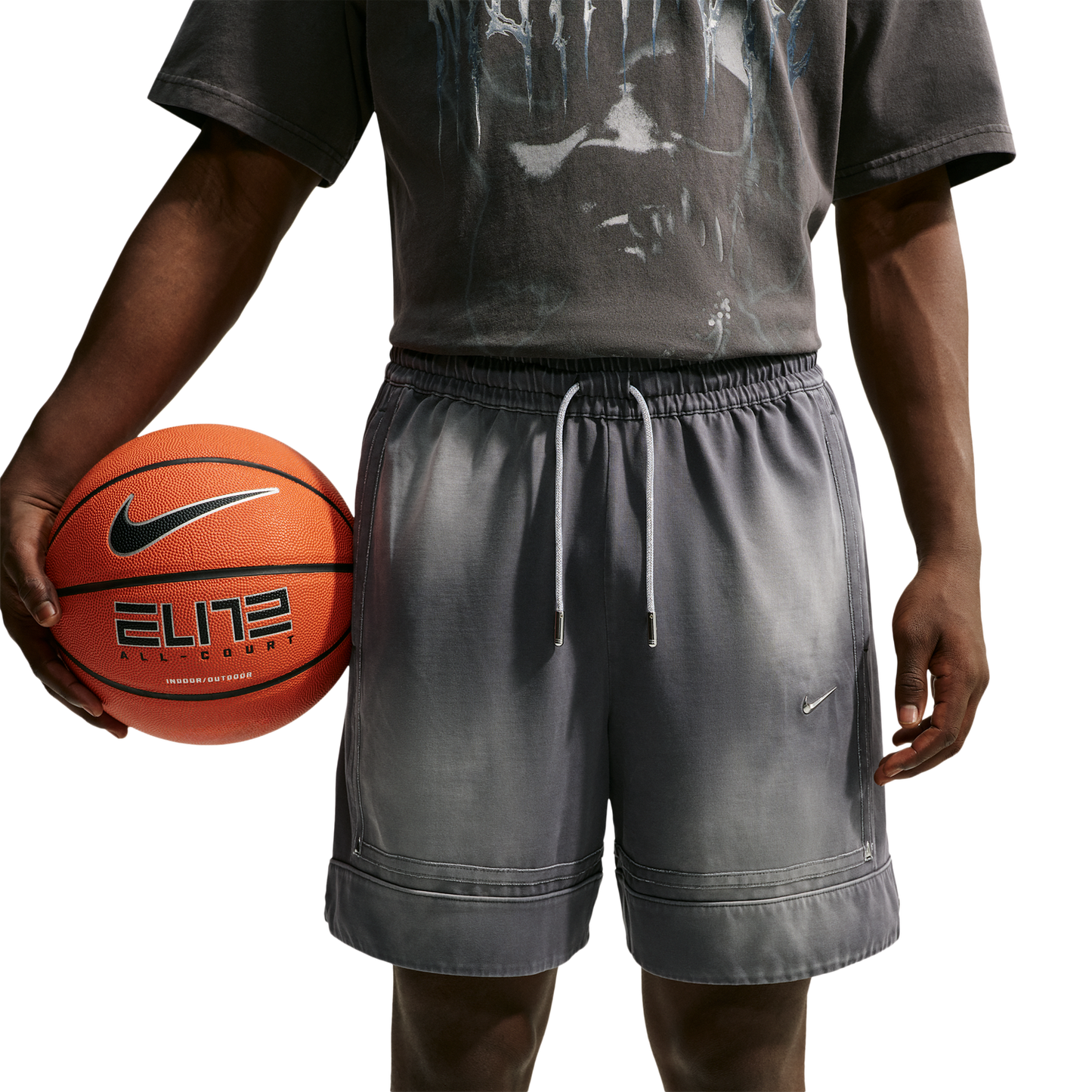 Nike Ja SI GM Pro 6in Shirt - Men's - Black/White