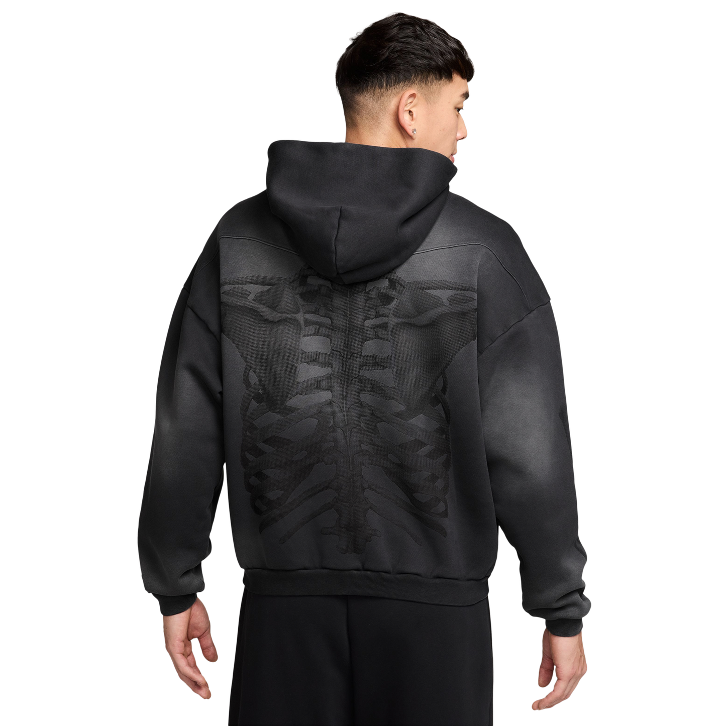 Nike Fleece Pullover Hoodie - Men's - Black/Silver