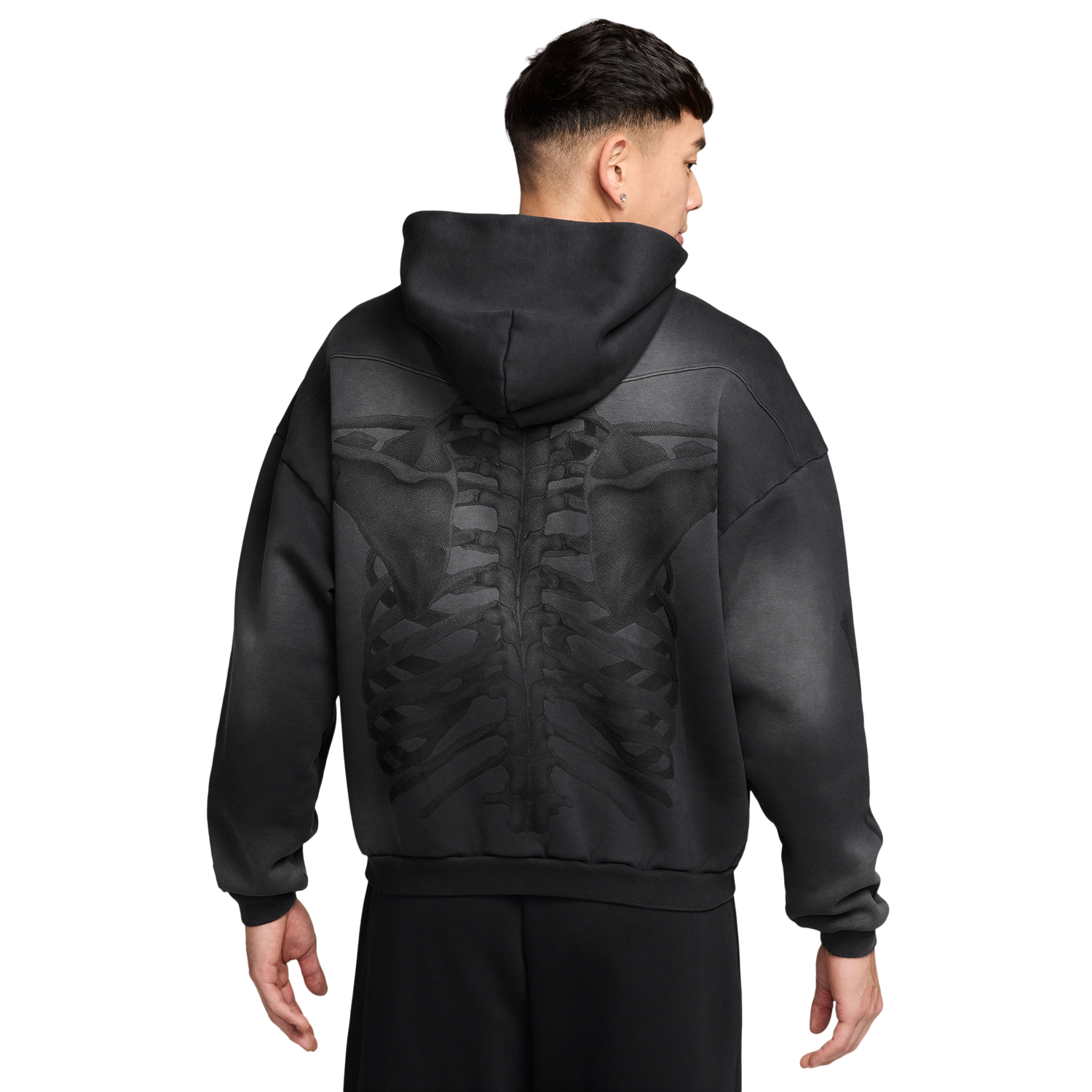 Nike Fleece Pullover Hoodie - Men's - Black/Silver