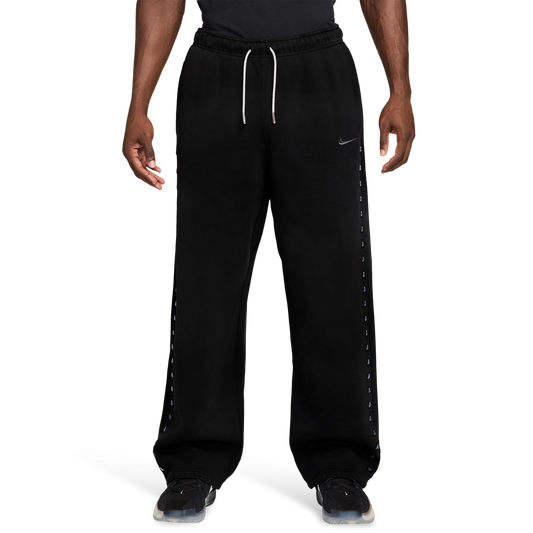 Nike JA Tech Fleece SI Open Hem Pants - Men's - Black/Ice Silver