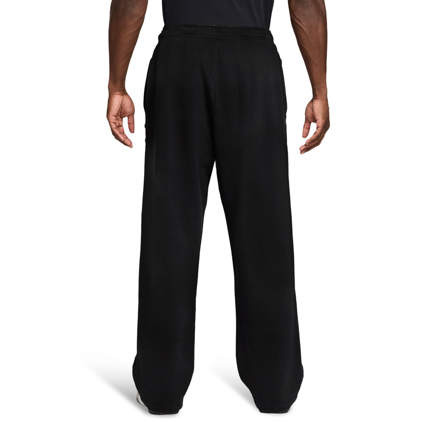 Nike JA Tech Fleece SI Open Hem Pants - Men's - Black/Ice Silver