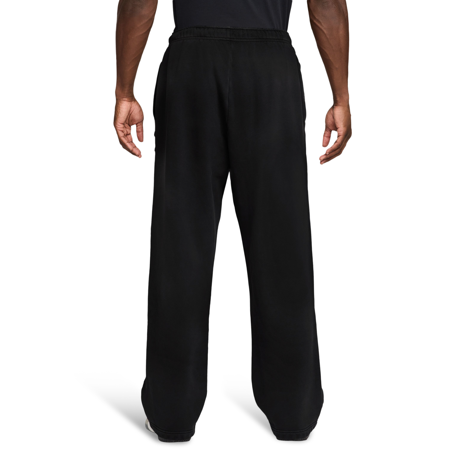 Nike JA Tech Fleece SI Open Hem Pants - Men's - Black/Ice Silver