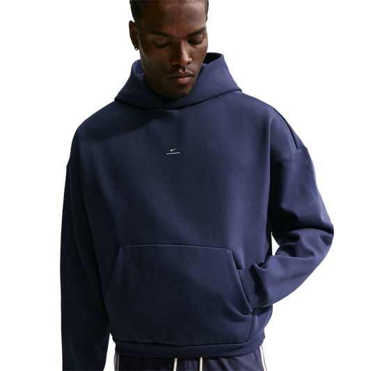 Nike TF SI Brsh Pullover Hoodie - Men's - Navy/White