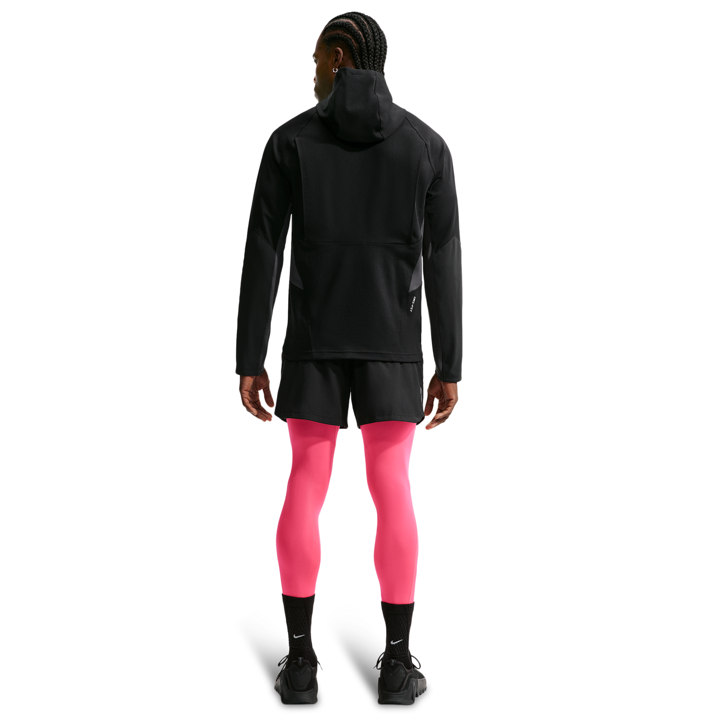 Nike Pro Training Dri-FIT Midlayer Top - Men's - Hyper Pink/Black