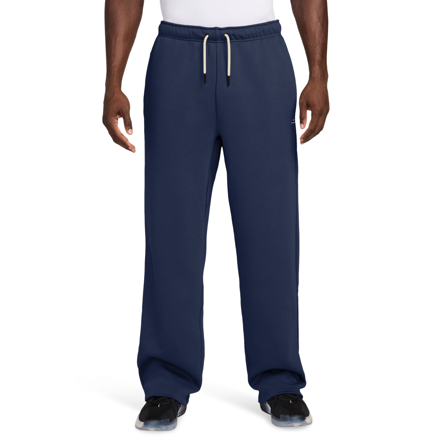 Nike TF SI Brsh Open Hem Pant - Men's - Navy/White