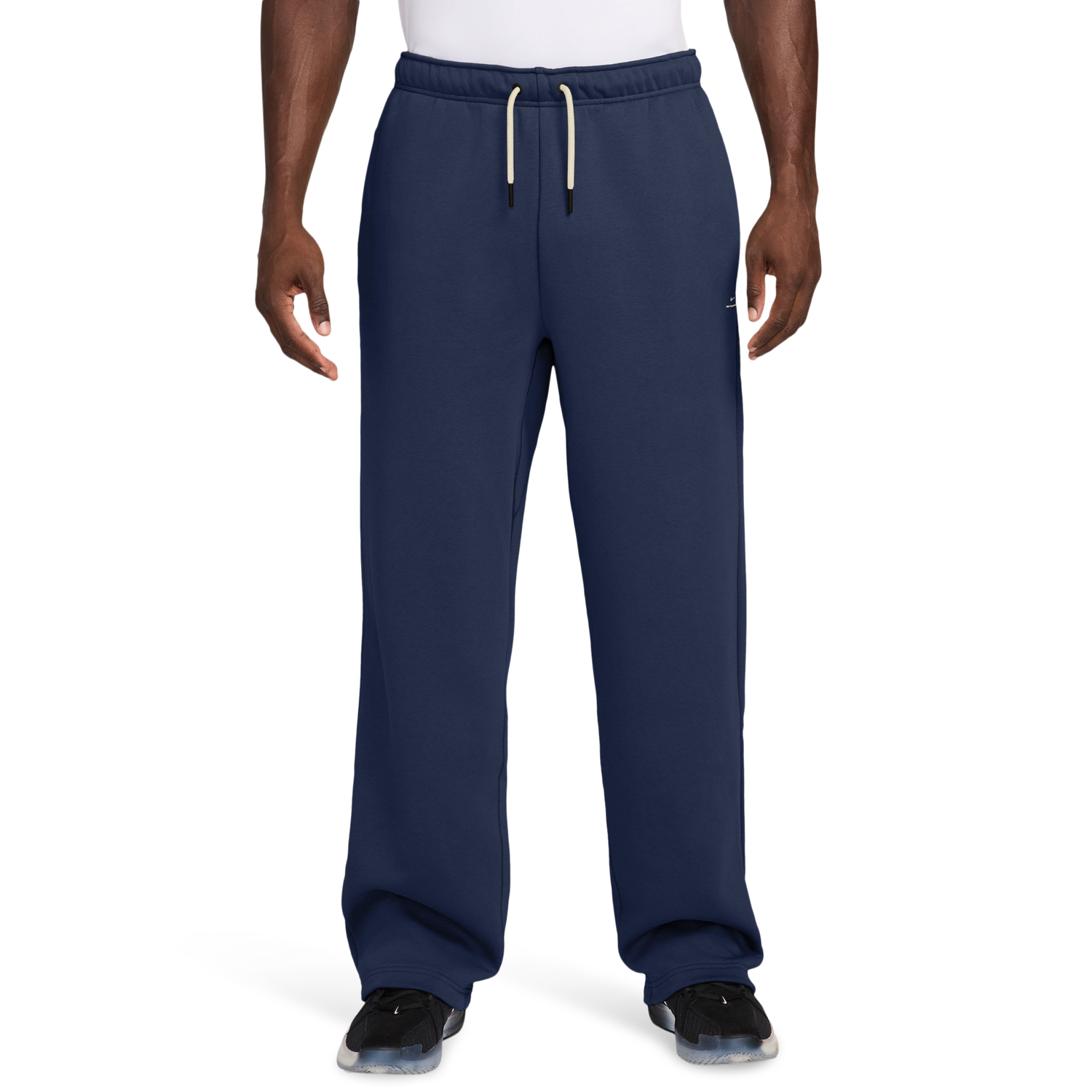 Nike TF SI Brsh Open Hem Pant - Men's - Navy/White