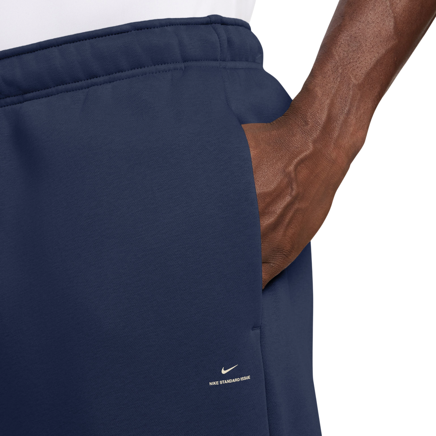 Nike TF SI Brsh Open Hem Pant - Men's - Navy/White