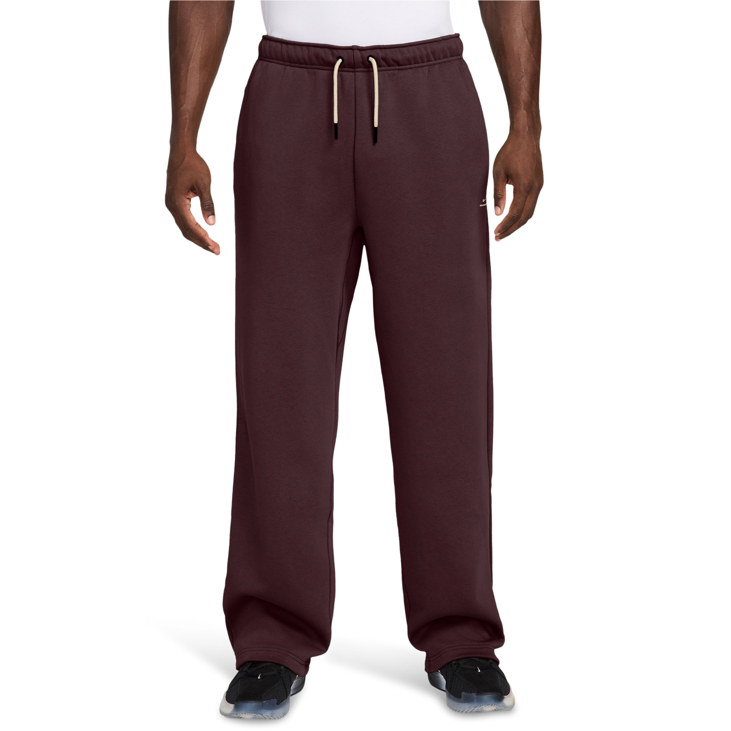 Nike TF SI Brsh Open Hem Pant - Men's - White/Maroon