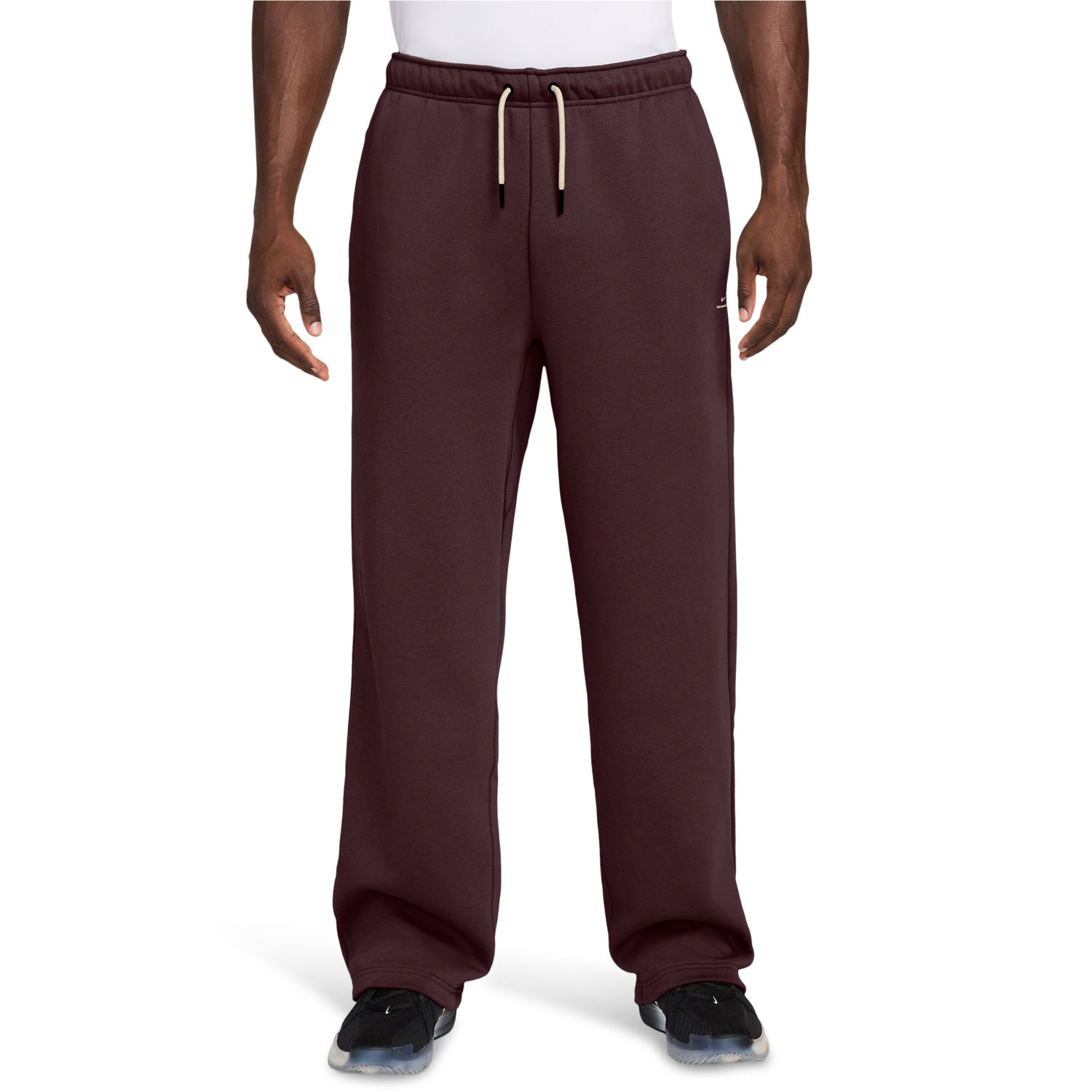 Nike TF SI Brsh Open Hem Pant - Men's - White/Maroon