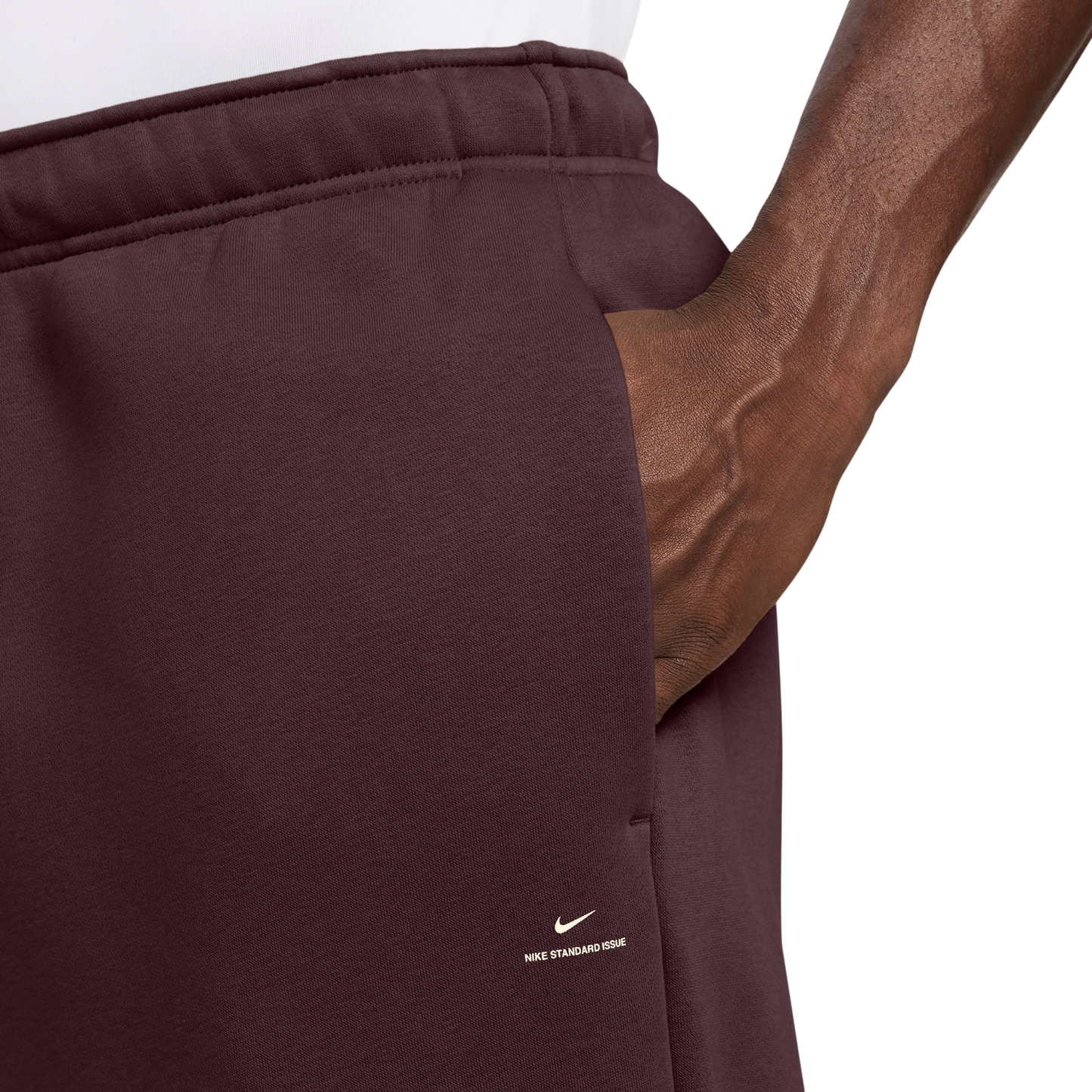 Nike TF SI Brsh Open Hem Pant - Men's - White/Maroon