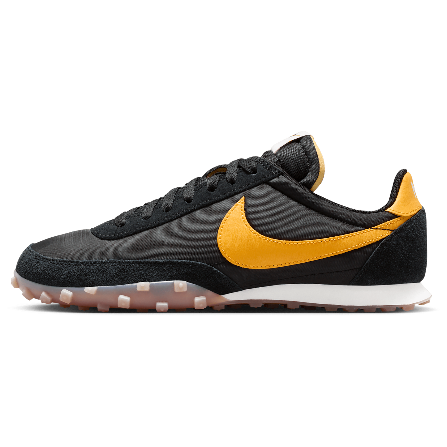 Nike Waffle Racer - Men's - Black/Sail/University Gold