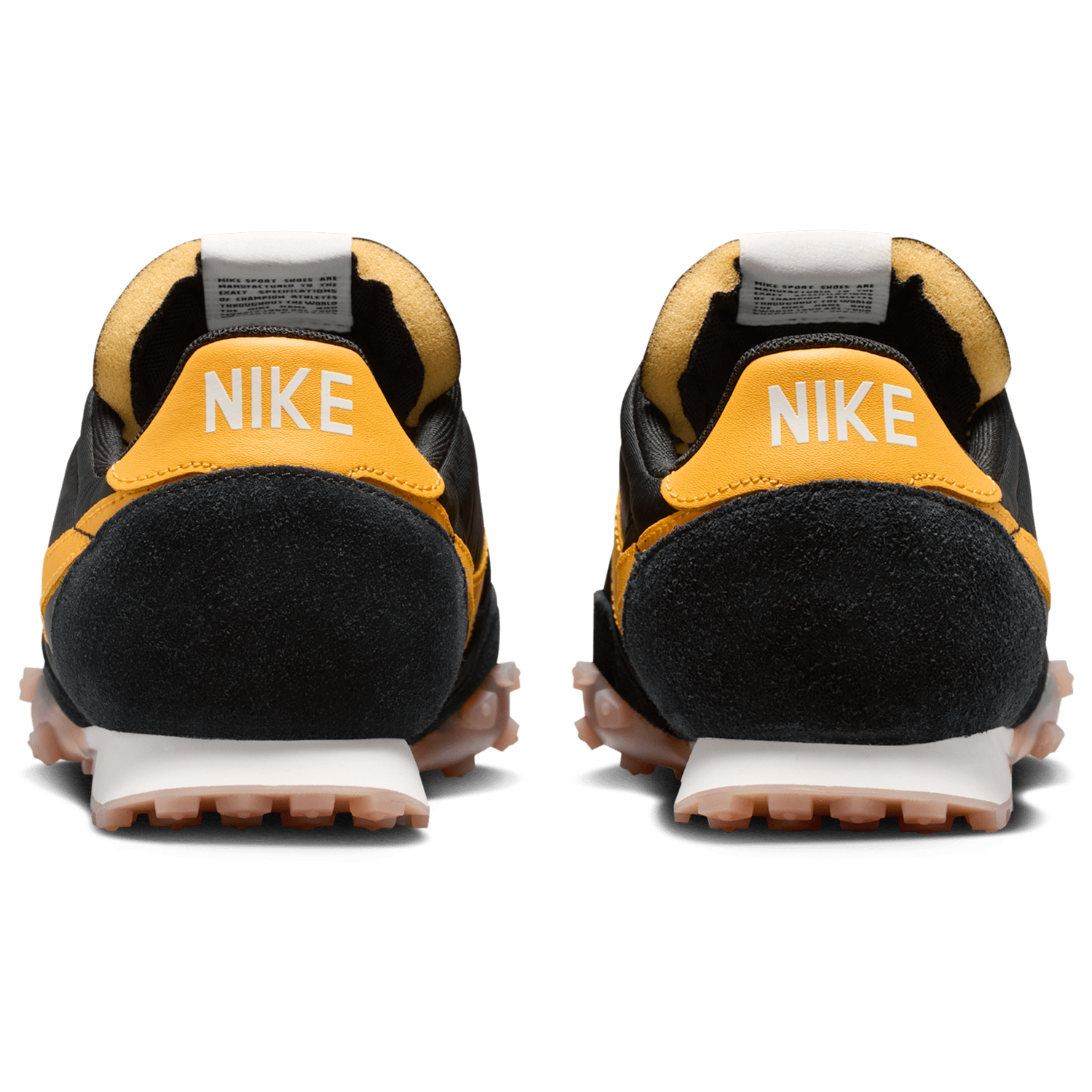 Nike Waffle Racer - Men's - Black/Sail/University Gold