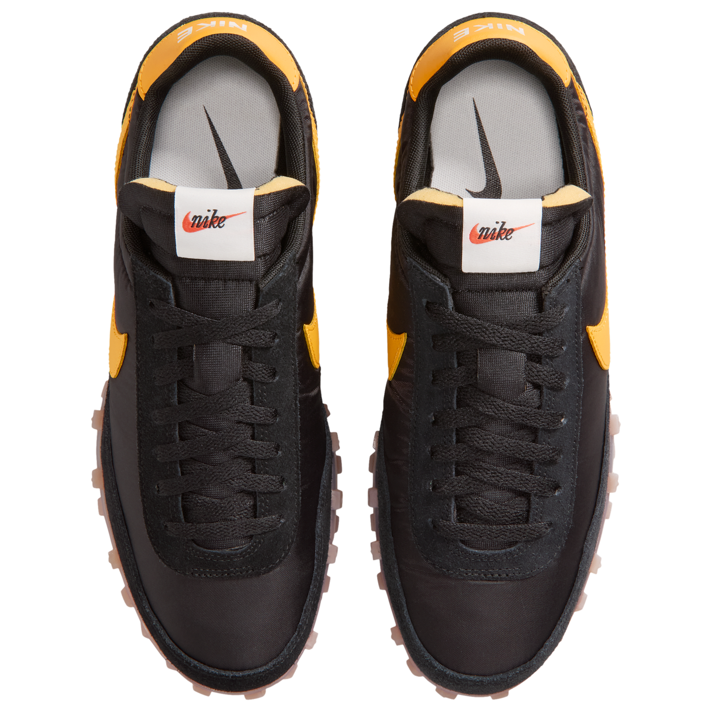 Nike Waffle Racer - Men's - Black/Sail/University Gold