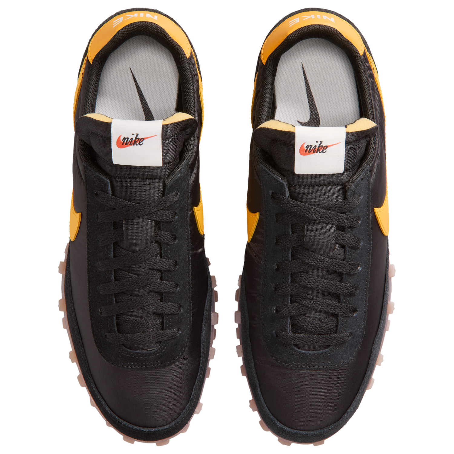 Nike Waffle Racer - Men's - Black/Sail/University Gold