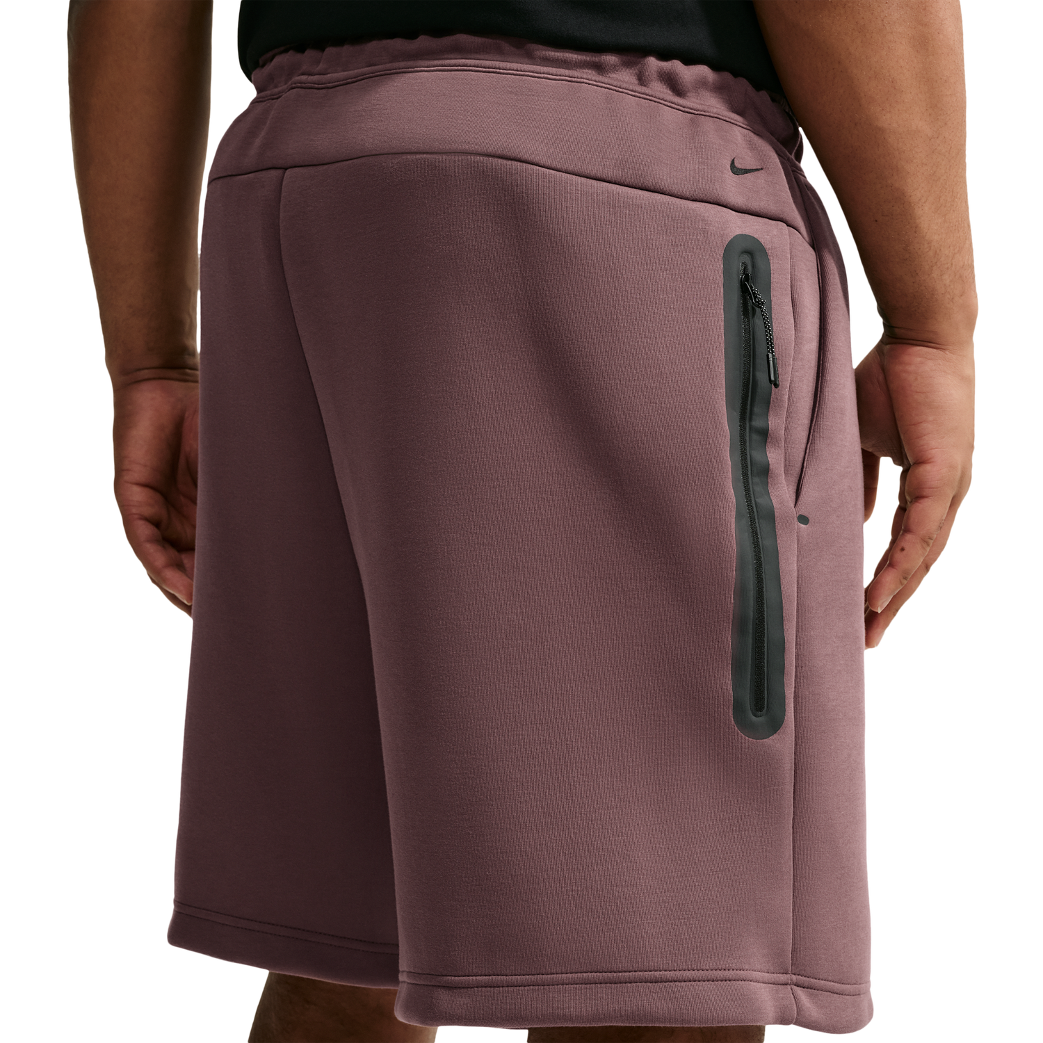 Nike Tech Fleece Shorts - Men's - Black/Tattoo