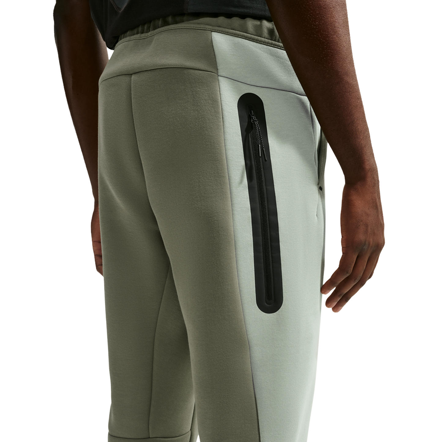 Nike Tech Fleece Pro CB Jogger - Men's - Silver Sage/Jade Horizon/Black