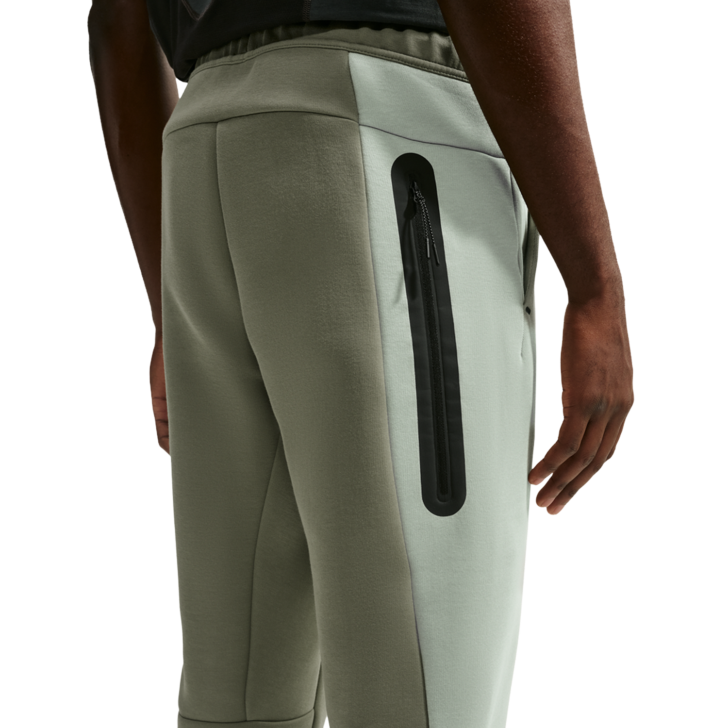 Nike Tech Fleece Pro CB Jogger - Men's - Silver Sage/Jade Horizon/Black