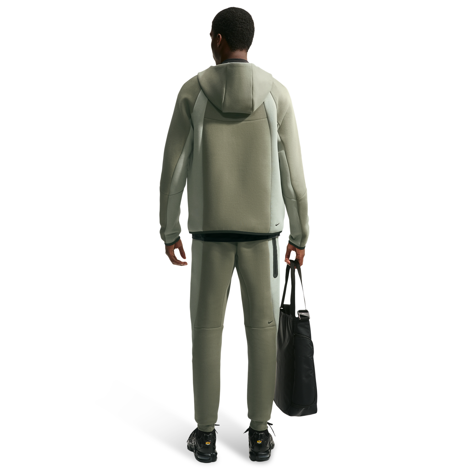 Nike Tech Fleece Pro CB Jogger - Men's - Silver Sage/Jade Horizon/Black