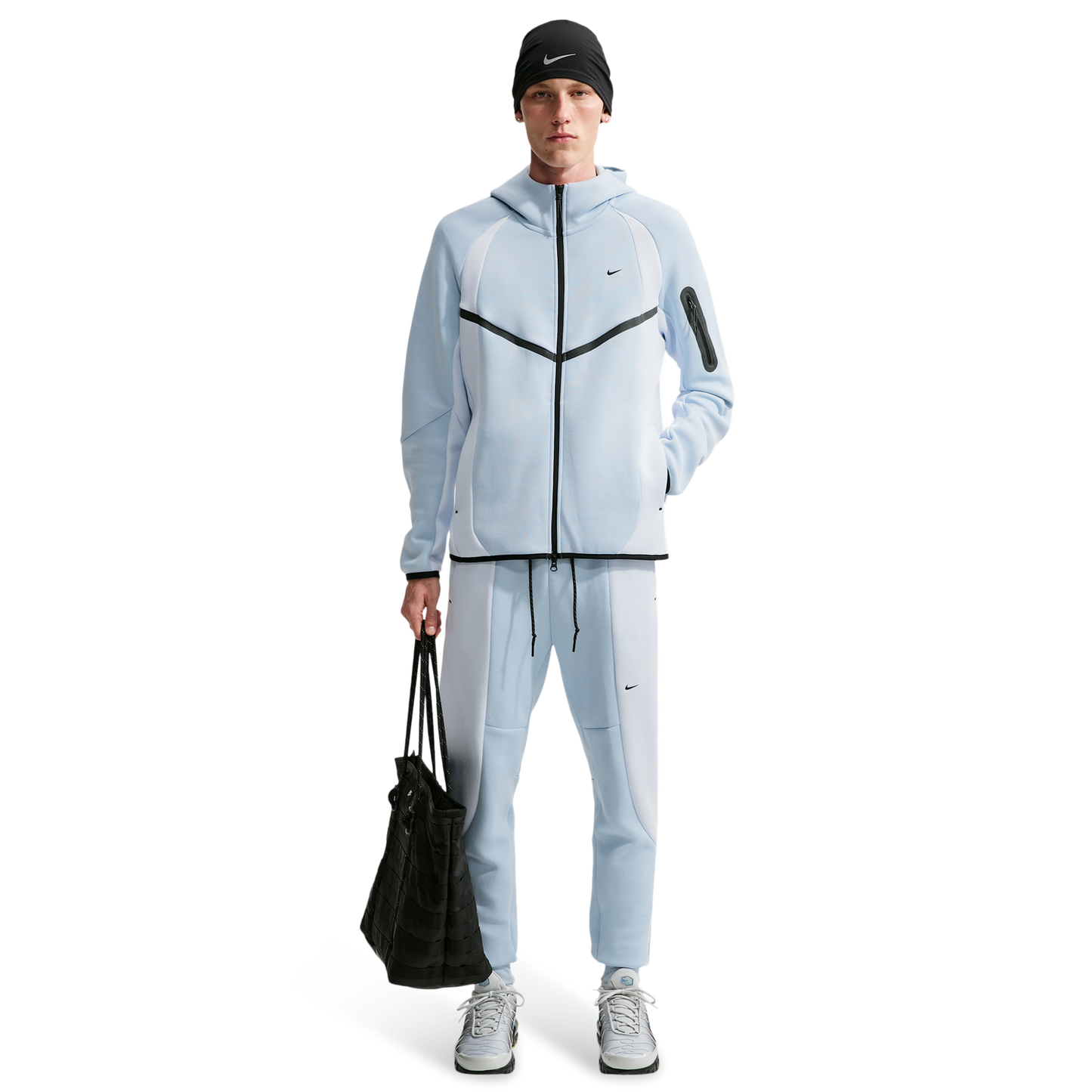 Nike Tech Fleece Pro CB Jogger - Men's - Light Armory Blue/Black/Football Grey