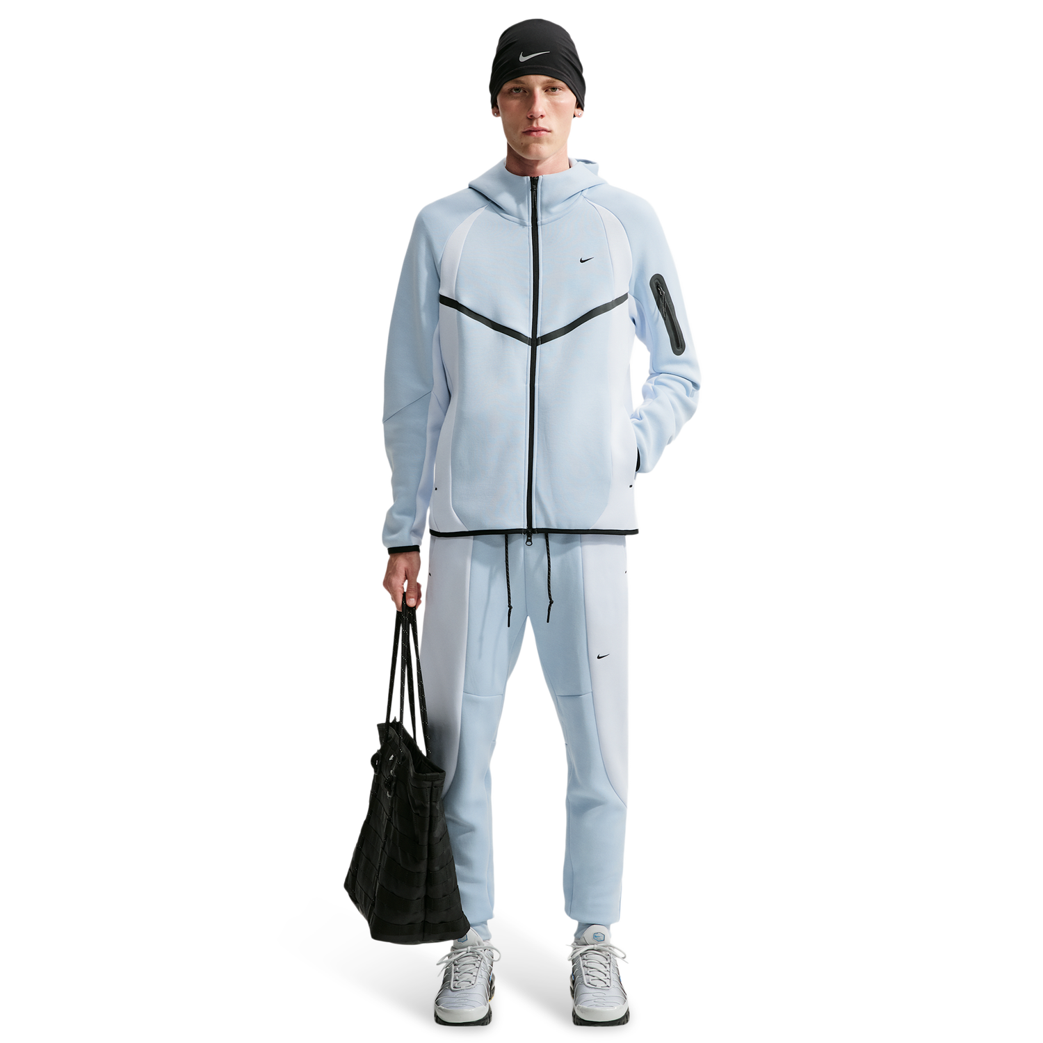 Nike Tech Fleece Pro CB Jogger - Men's - Light Armory Blue/Black/Football Grey