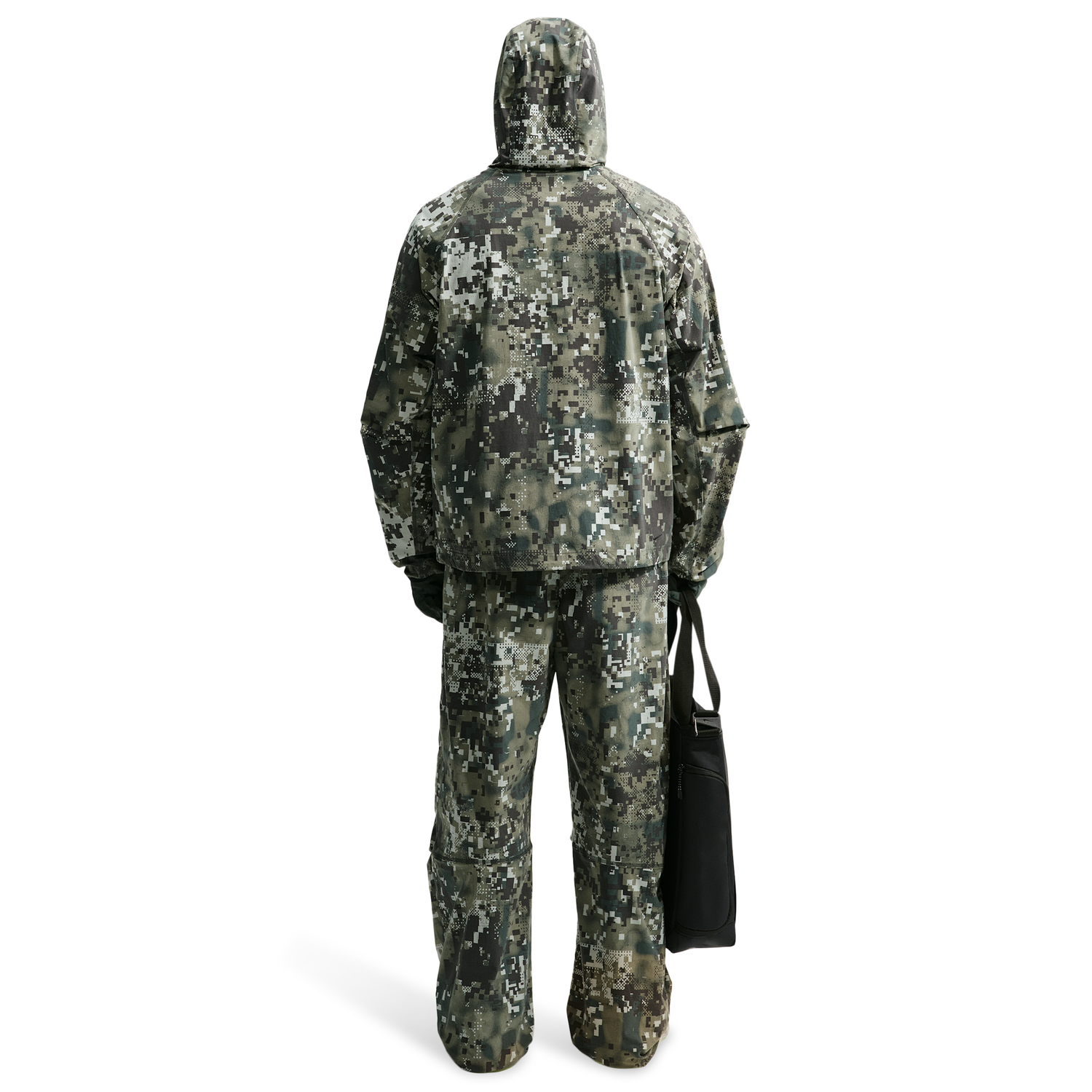 Nike Tech Dri-FIT Woven WR FZ Jacket AOP - Men's - Silver Sage/Black