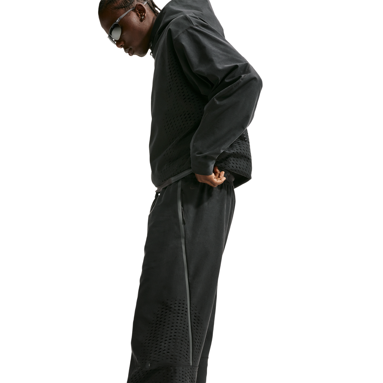 Nike Tech Dri-FIT Shori Perf OH Pant - Men's - Black/Black