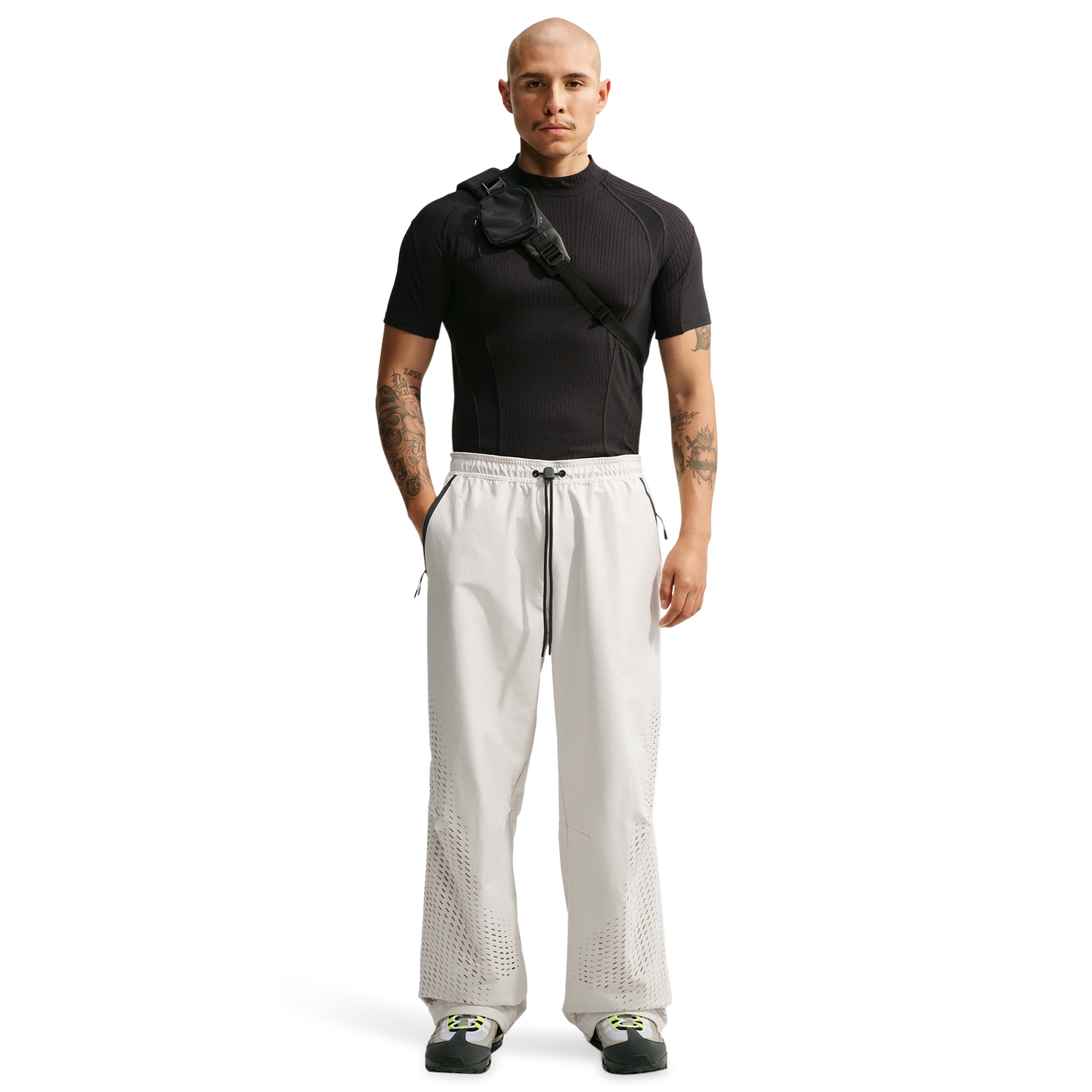 Nike Tech Dri-FIT Shori Perf OH Pant - Men's - Light Bone/Black