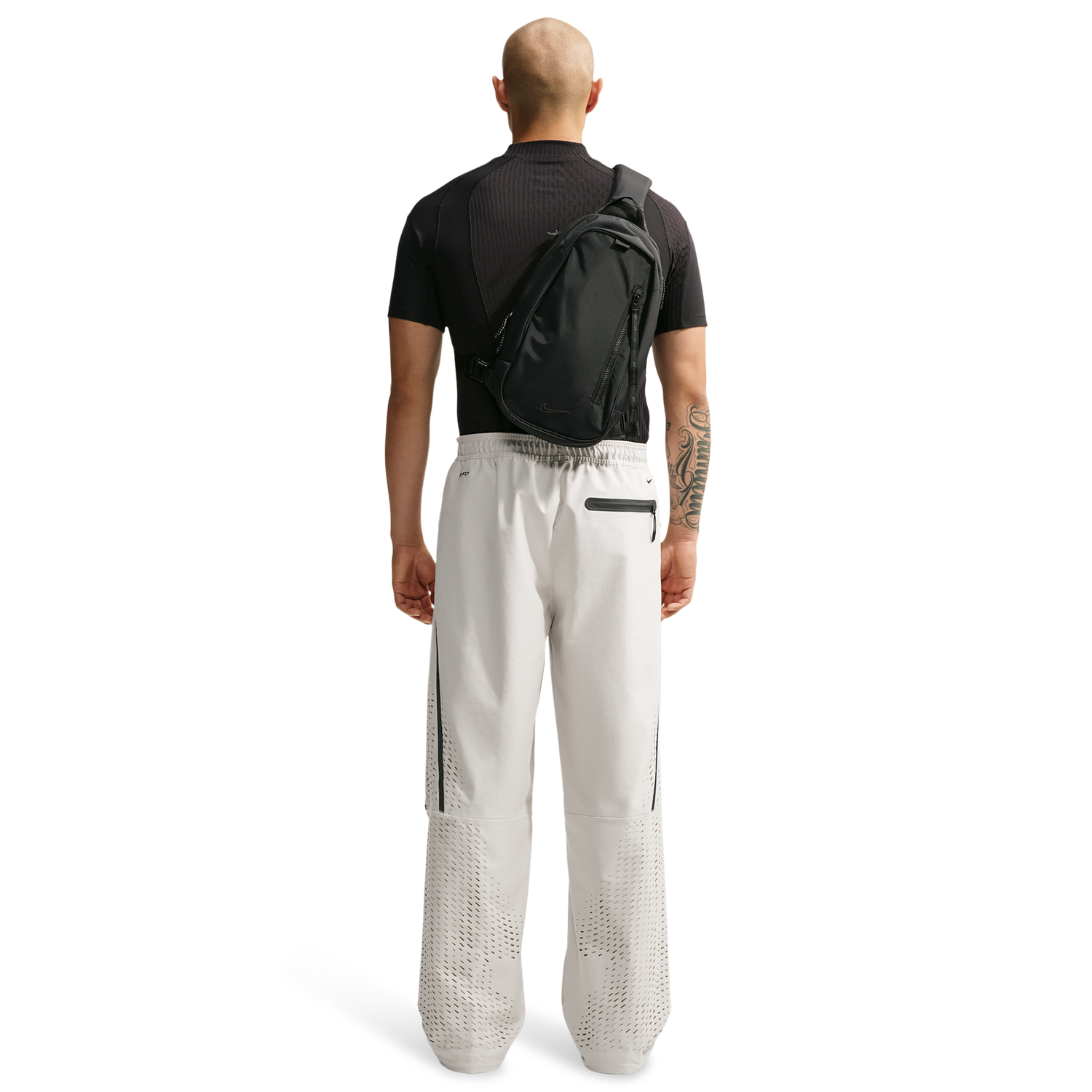 Nike Tech Dri-FIT Shori Perf OH Pant - Men's - Light Bone/Black
