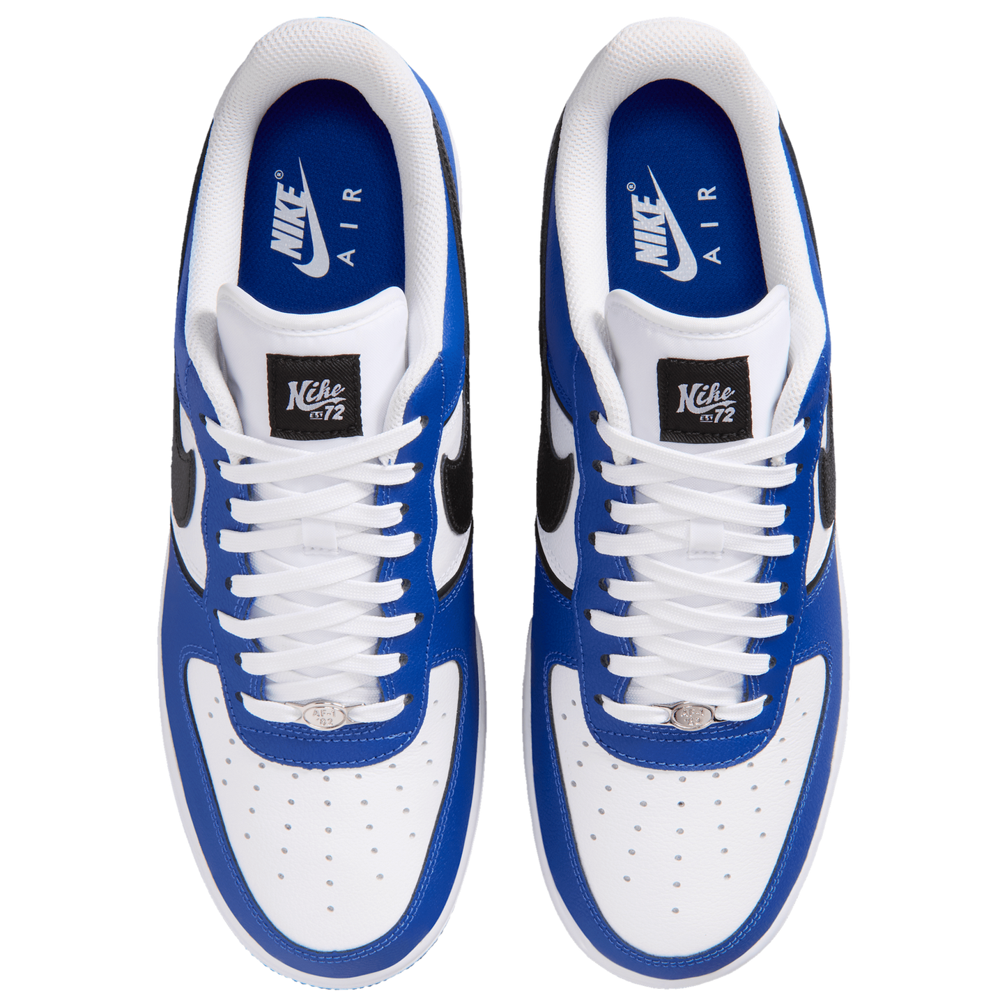 Nike Air Force 1 '07 LV8 - Men's - Black/White/Old Royal