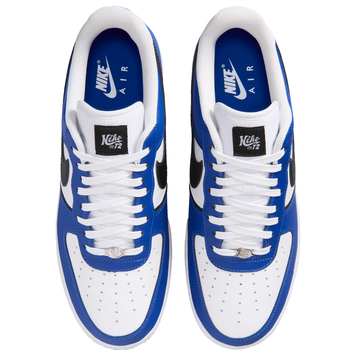 Nike Air Force 1 '07 LV8 - Men's - Black/White/Old Royal