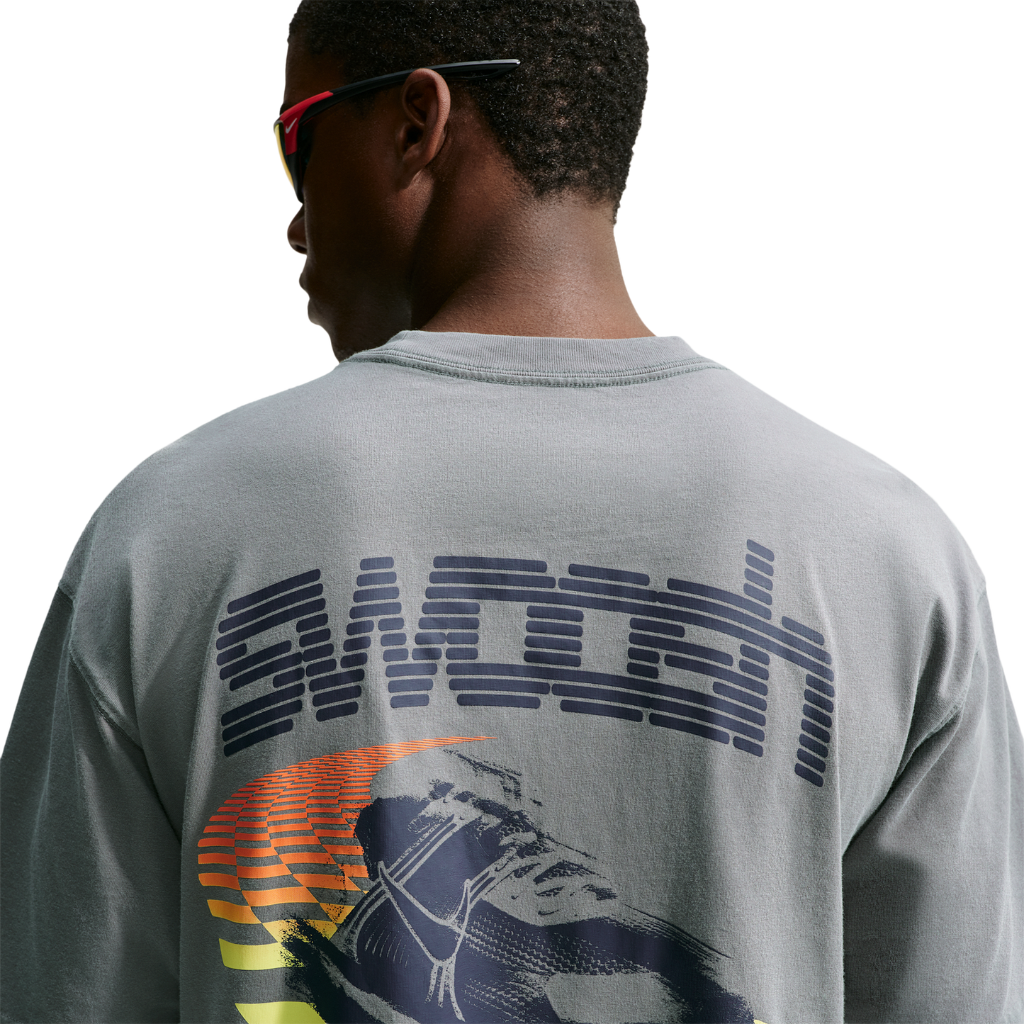 Nike NSW Loose Speed And Sport Tee - Men's - Smoke Grey