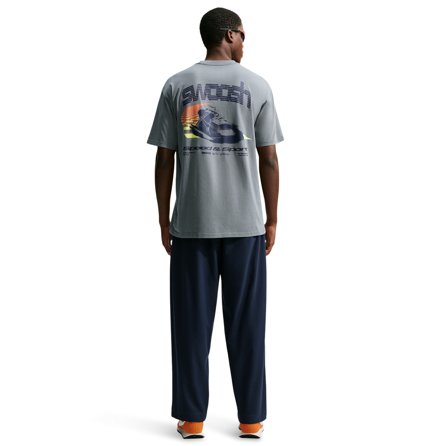 Nike NSW Loose Speed And Sport Tee - Men's - Smoke Grey
