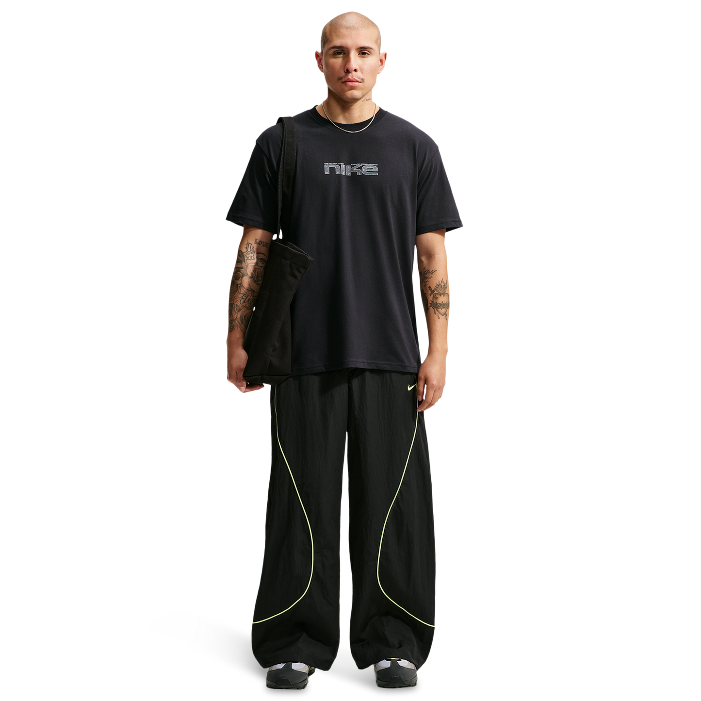 Nike NSW Loose Race Helmet Tee - Men's - Black