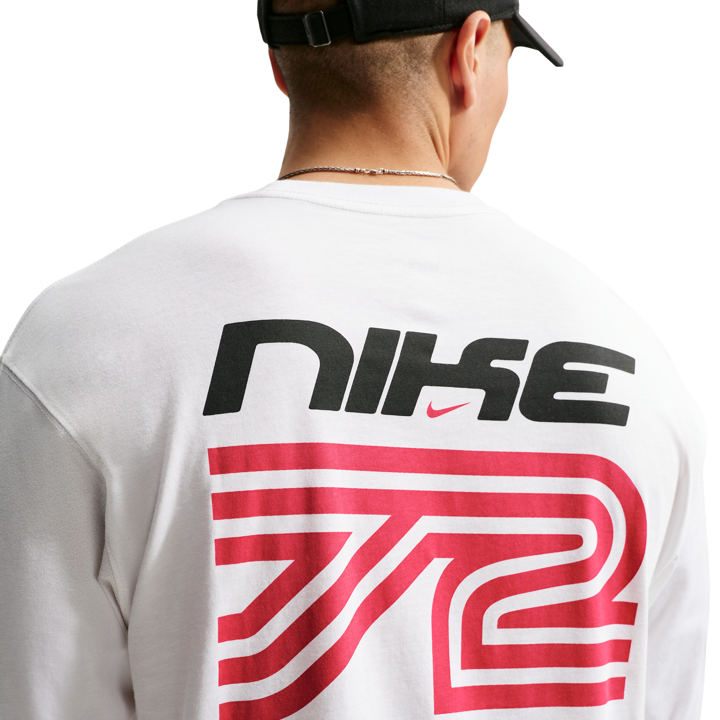 Nike NSW Loose LS Swoosh Speed Tee - Men's - White