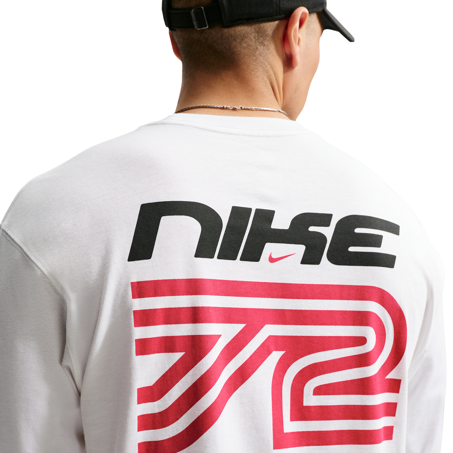 Nike NSW Loose LS Swoosh Speed Tee - Men's - White