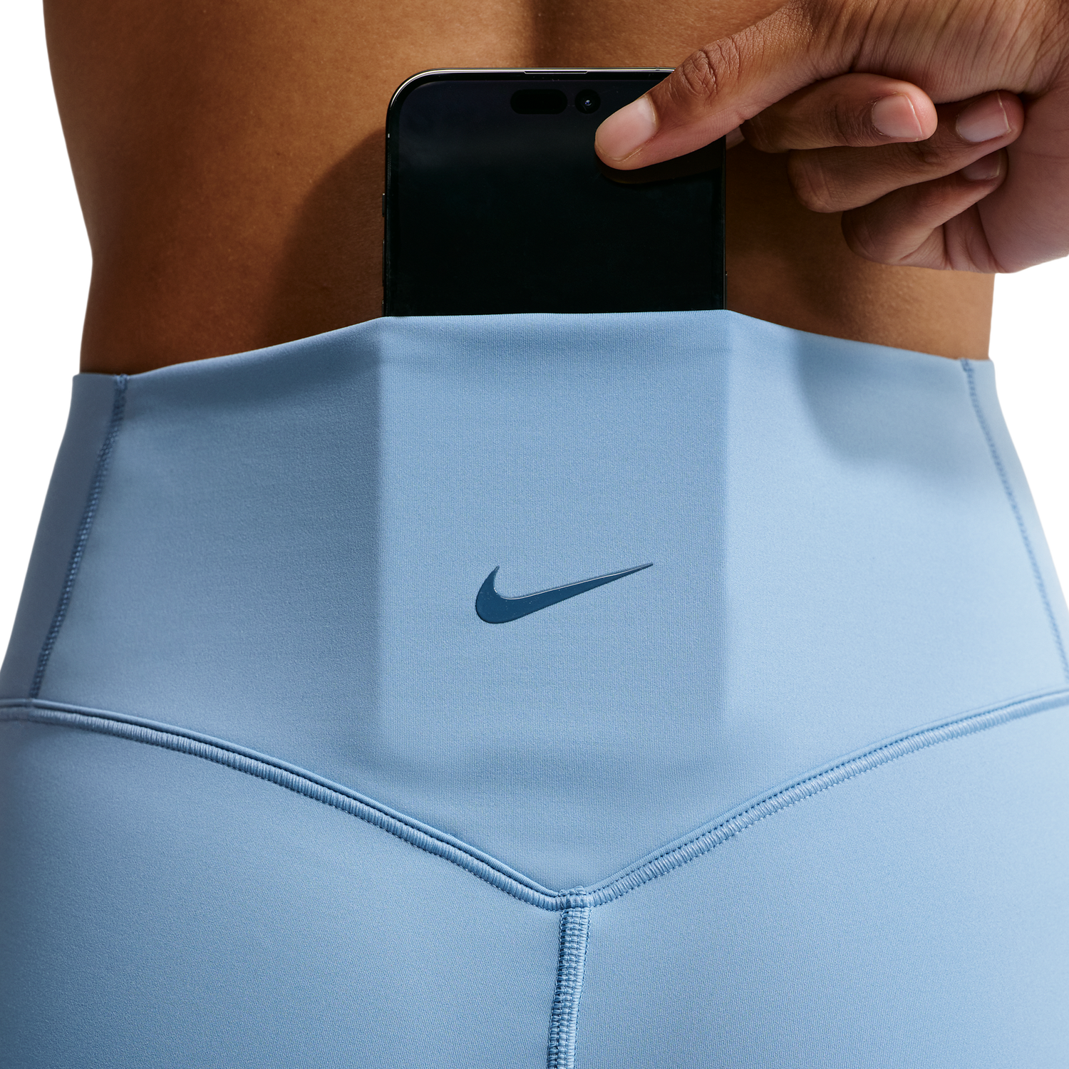 Nike Universal High Rise DF 7/8 Tight - Women's - Work Blue/Chambray/New Slate