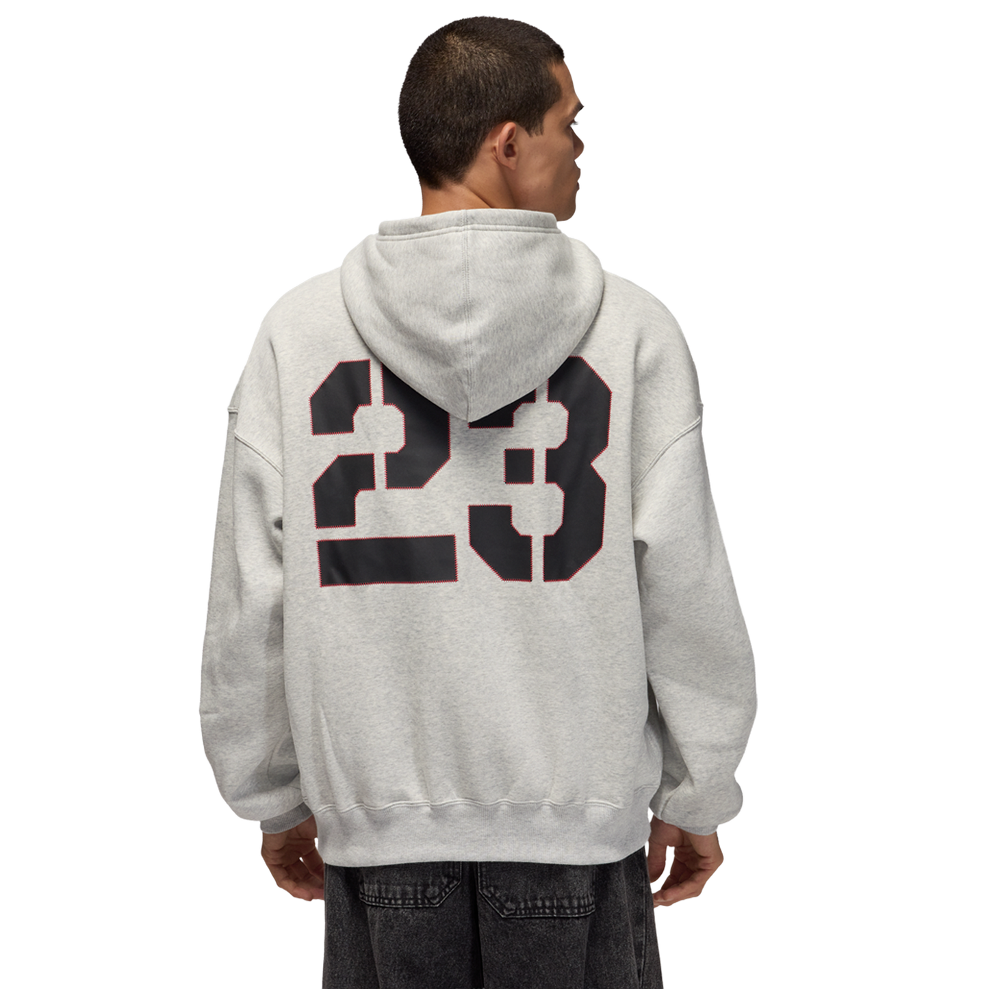 Jordan MJ BRK Oversized Pullover HD CLD - Men's - Grey Heather/Grey Heather