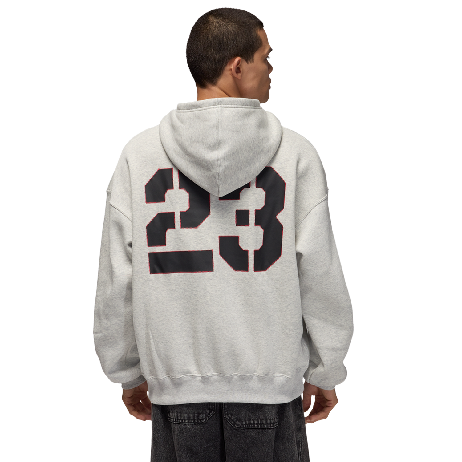 Jordan MJ BRK Oversized Pullover HD CLD - Men's - Grey Heather/Grey Heather