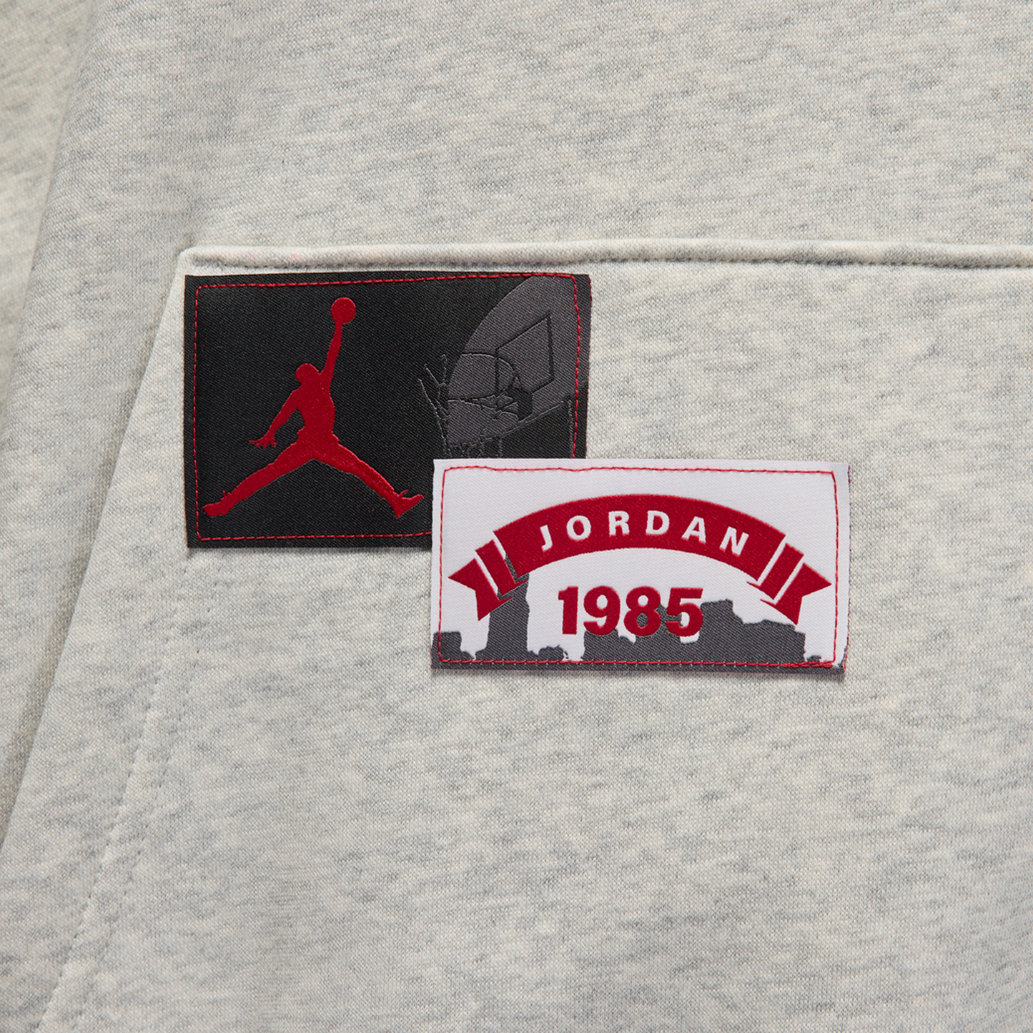 Jordan MJ BRK Oversized Pullover HD CLD - Men's - Grey Heather/Grey Heather