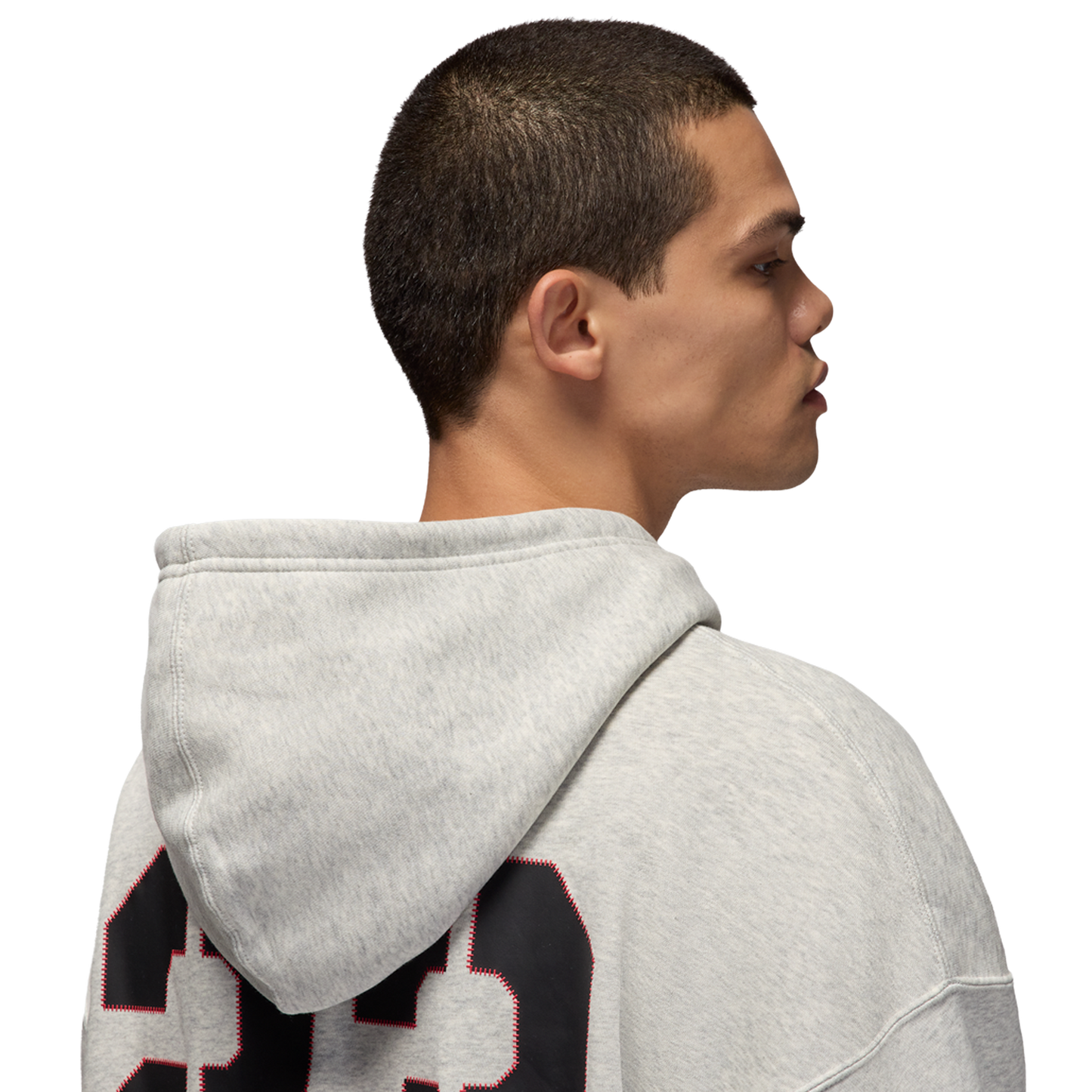 Jordan MJ BRK Oversized Pullover HD CLD - Men's - Grey Heather/Grey Heather