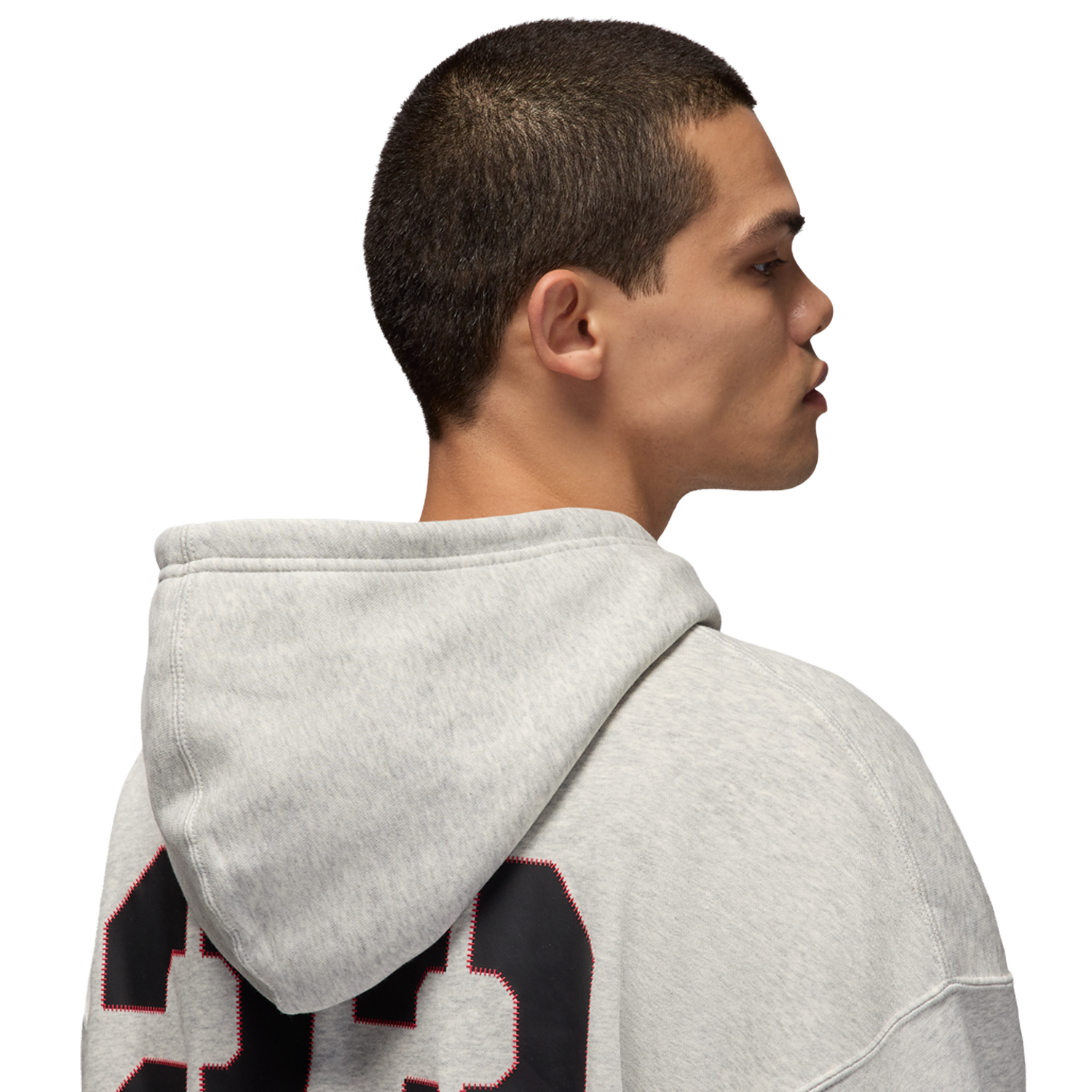 Jordan MJ BRK Oversized Pullover HD CLD - Men's - Grey Heather/Grey Heather