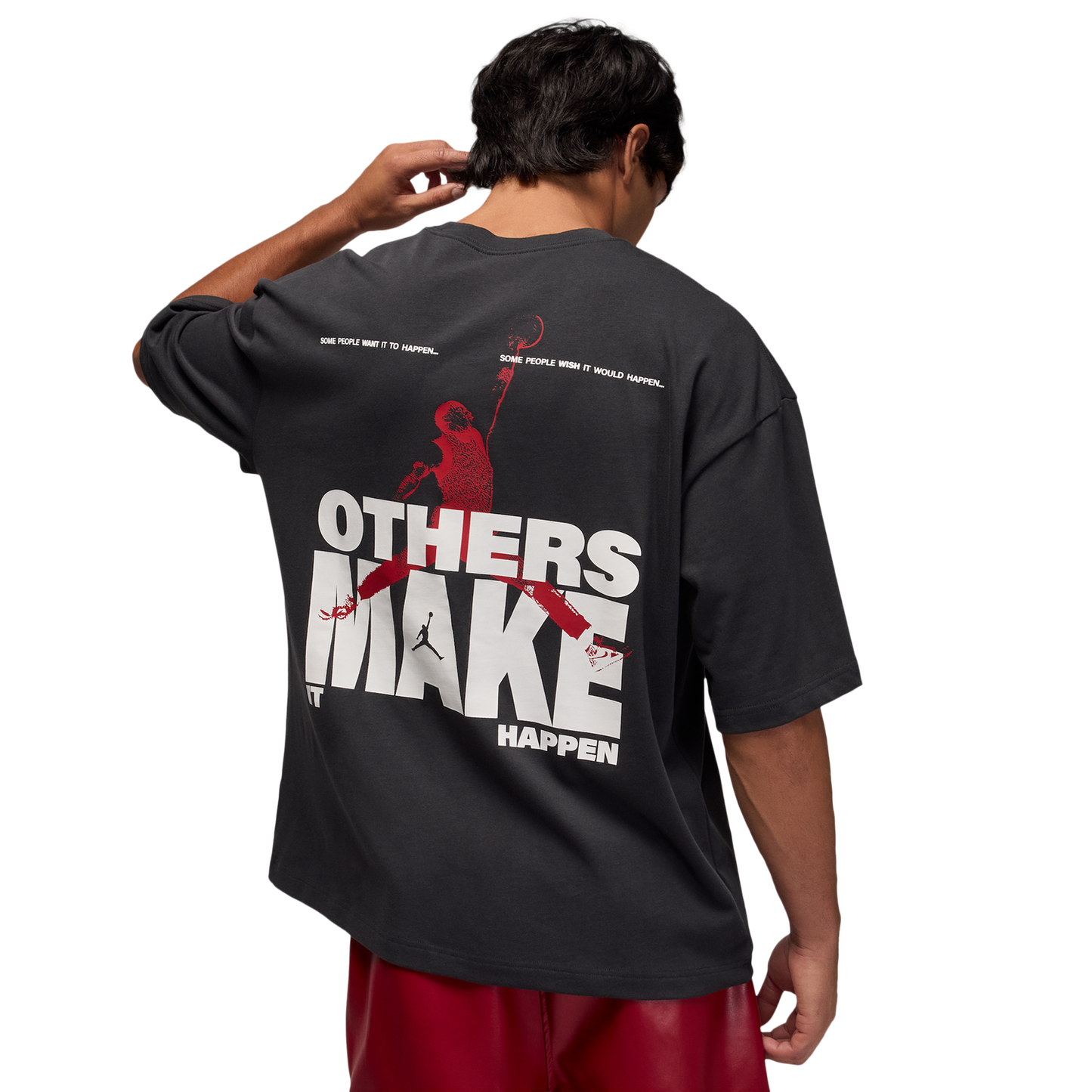 Jordan MJ Reissue Oversized Short Sleeve Crew CLD - Men's - Off Noir/Off Noir