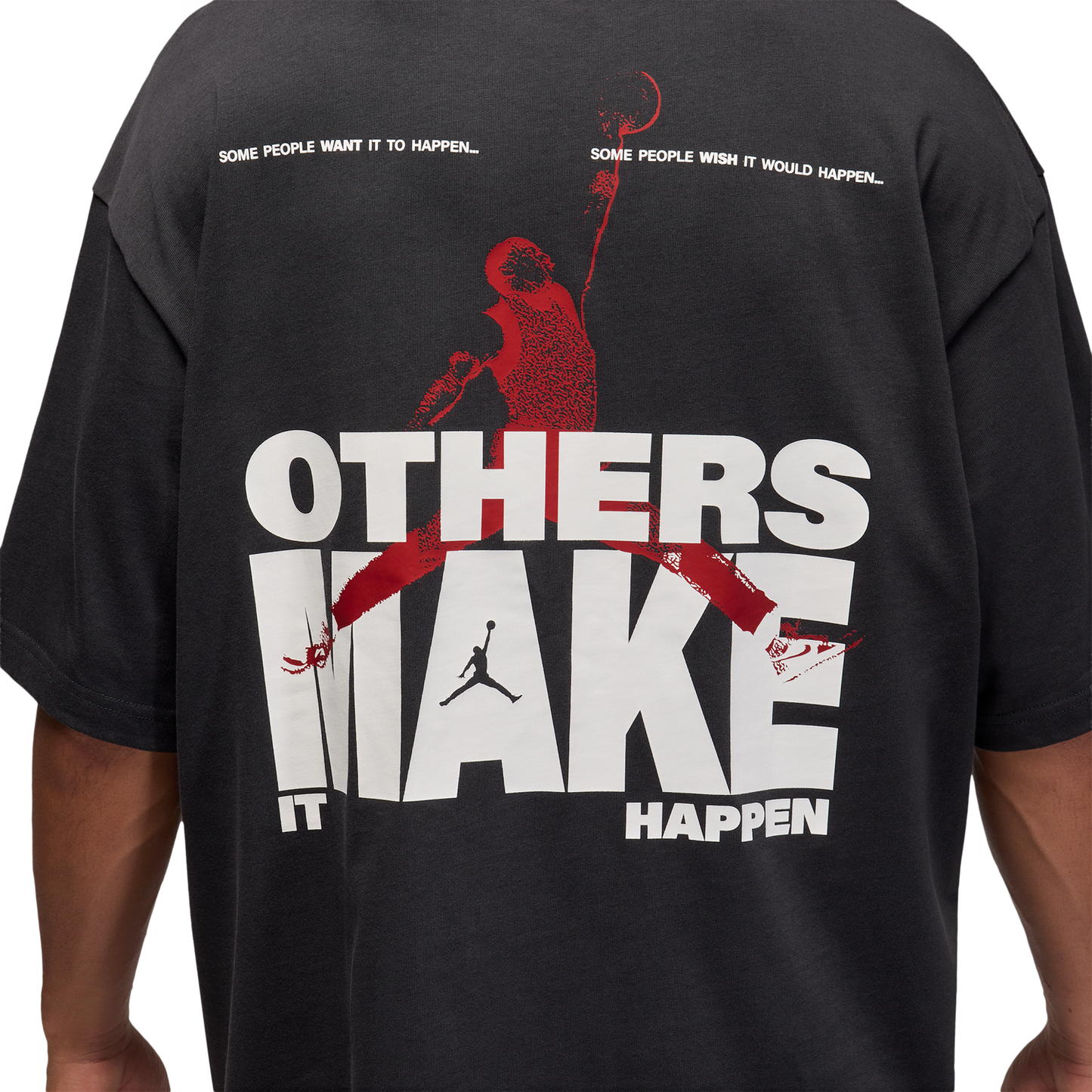 Jordan MJ Reissue Oversized Short Sleeve Crew CLD - Men's - Off Noir/Off Noir