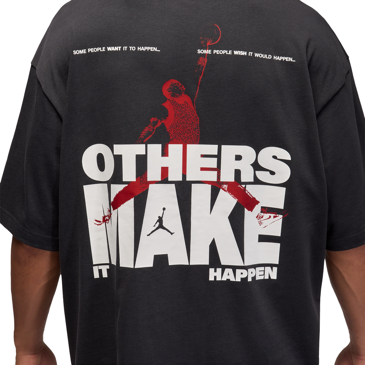 Jordan MJ Reissue Oversized Short Sleeve Crew CLD - Men's - Off Noir/Off Noir