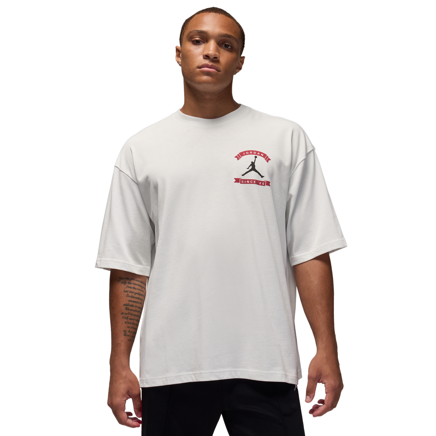 Jordan MJ Reissue Oversized Short Sleeve Crew CLD - Men's - Summit White/Summit White